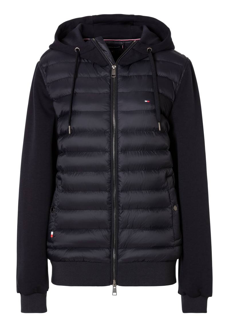 Tommy Hilfiger Kapuzensweatjacke »MIX MEDIA FZ HOODIE«, mit gesteppten Einsatz vorne von Tommy Hilfiger