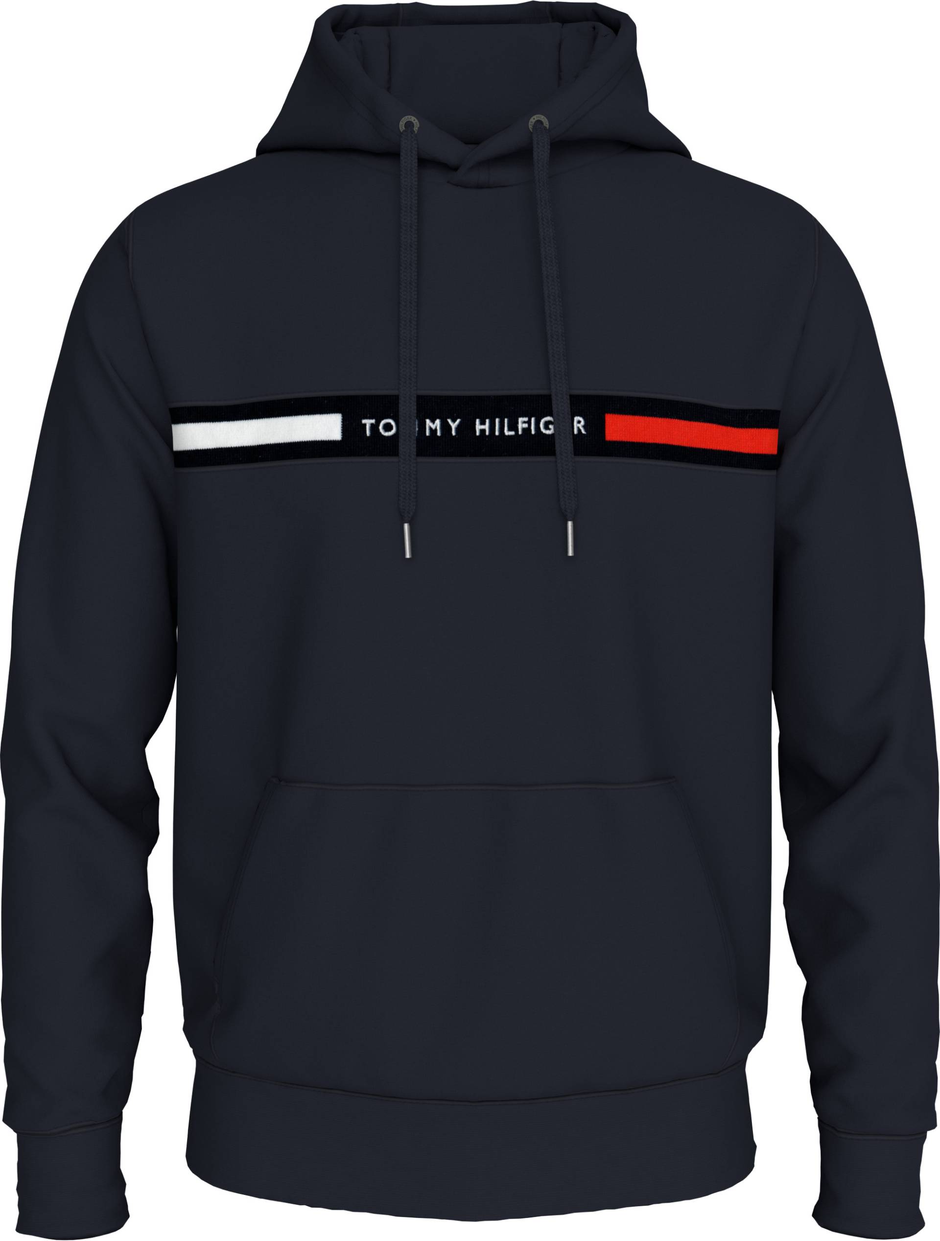 Tommy Hilfiger Kapuzensweatshirt »HILFIGER CHEST INSERT HOODY«, mit Kapuze, Kängurutasche, Logoschriftzug von Tommy Hilfiger