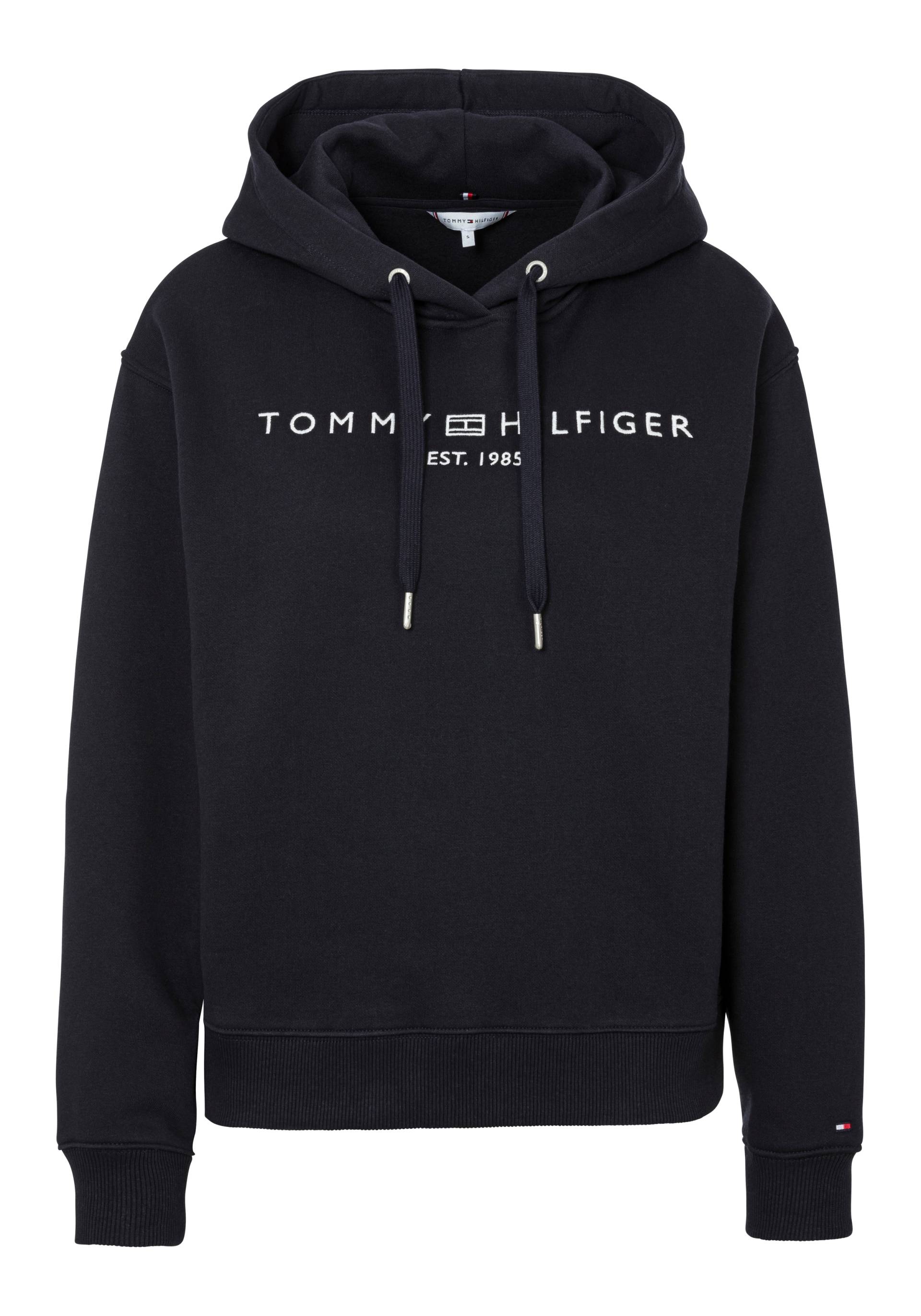 Tommy Hilfiger Kapuzensweatshirt »MDRN REG CORP LOGO HOODIE«, mit gesticktem Logo-Schriftzug von Tommy Hilfiger