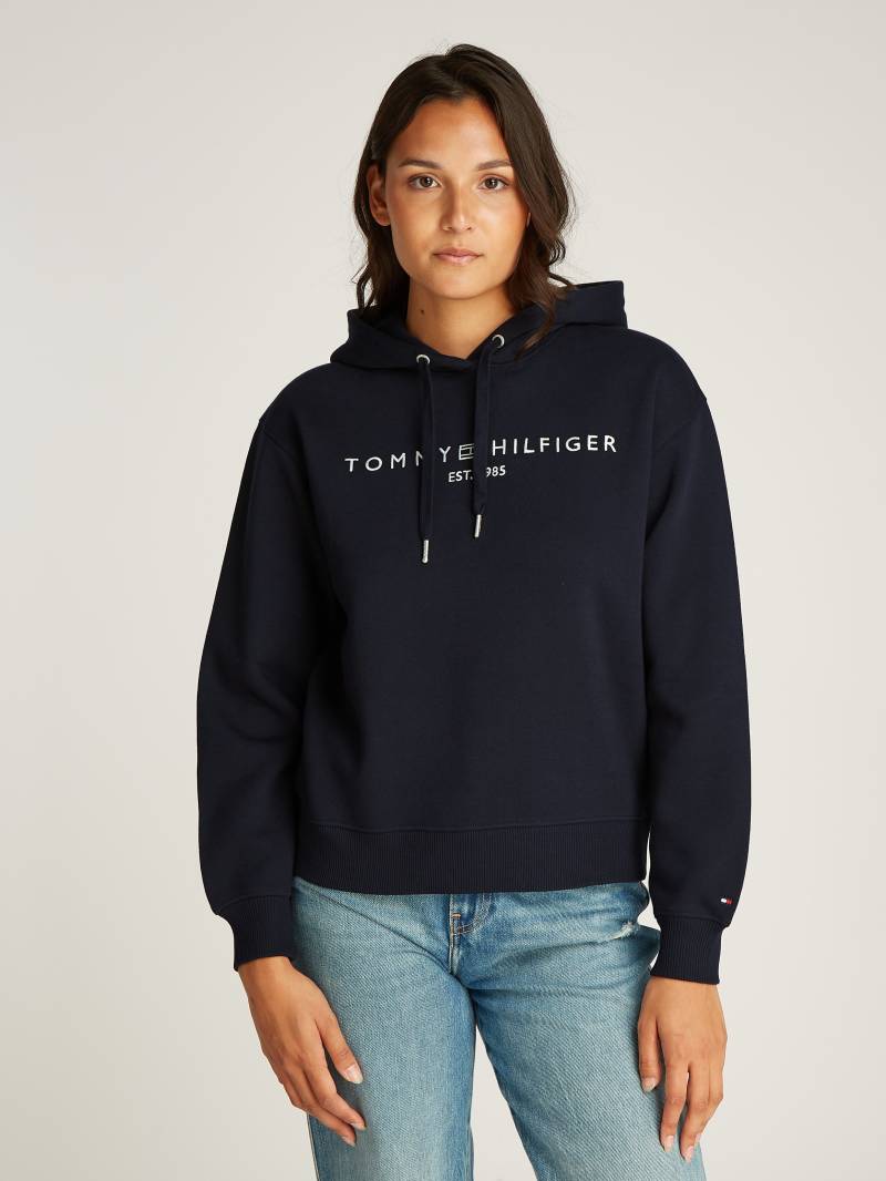 Tommy Hilfiger Kapuzensweatshirt »MDRN REG CORP LOGO HOODIE«, mit gesticktem Logo-Schriftzug von Tommy Hilfiger