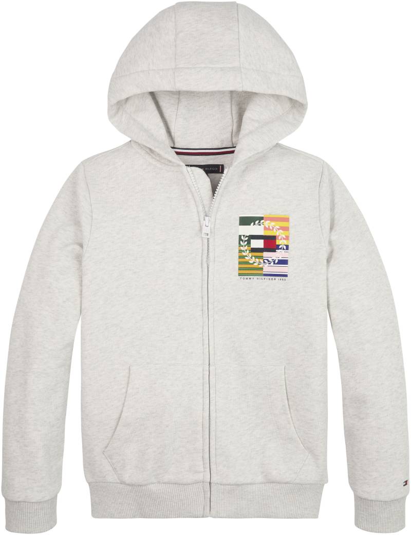 Tommy Hilfiger Kapuzensweatshirt »MULTI ARTWORK ZIPTROUGH«, mit grossem Print auf dem Rücken & kleinem auf der Brust von Tommy Hilfiger