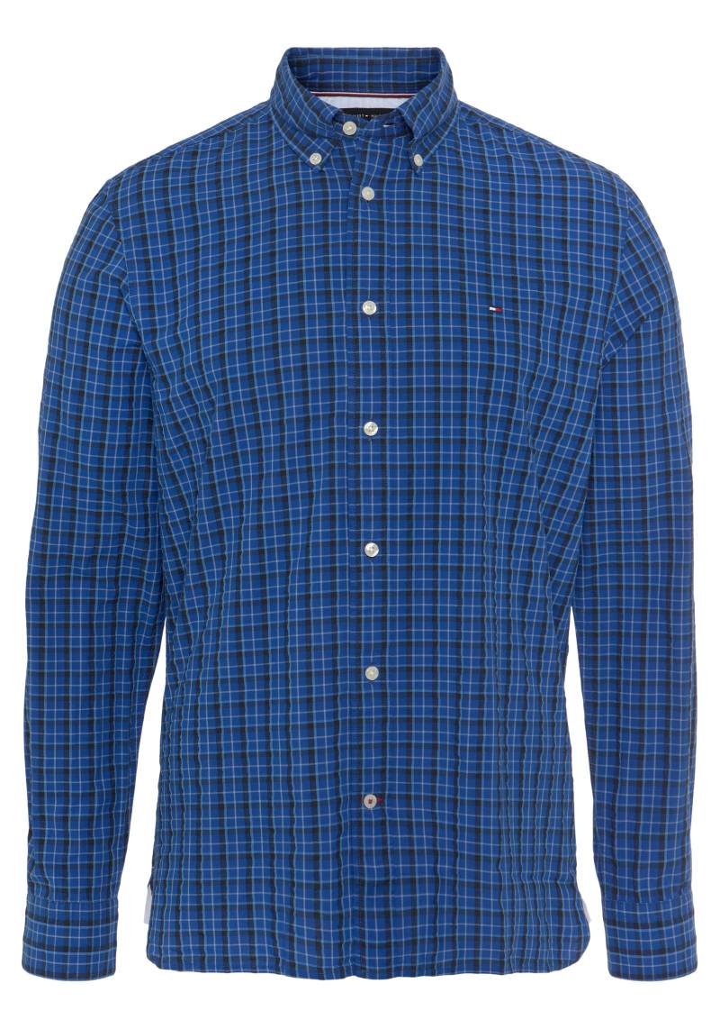 Tommy Hilfiger Karohemd »FLEX SMALL CHECK RF SHIRT«, mit kleiner Logostickerei von Tommy Hilfiger