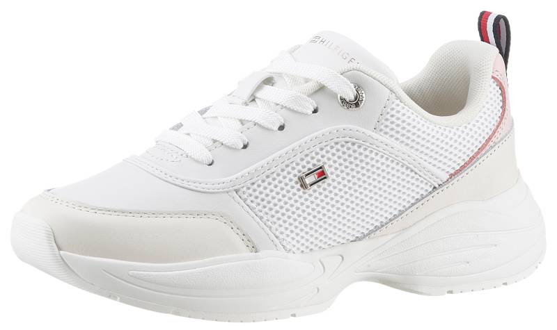 Tommy Hilfiger Keilsneaker »HILFIGER CHUNKY RUNNER«, mit zweckmässiger Anziehlasche, Freizeitschuh, Halbschuh, Schnürschuh von Tommy Hilfiger