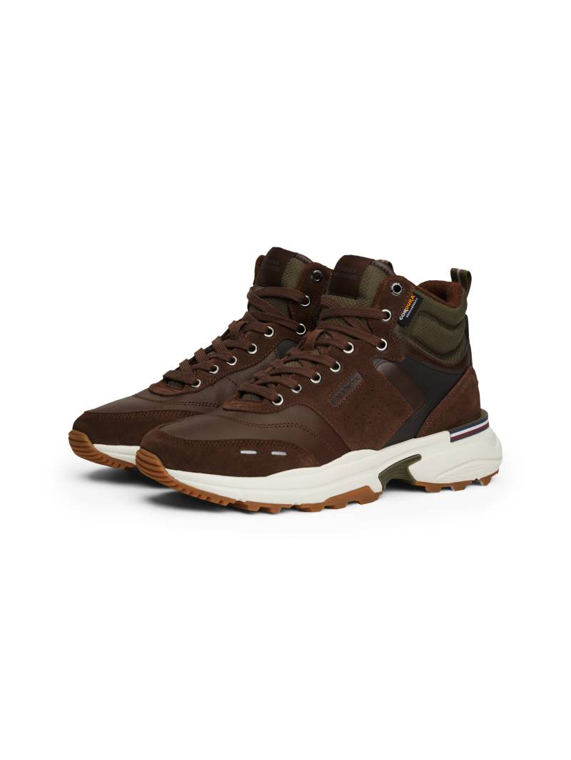 Tommy Hilfiger Keilsneaker »M RUNNER CORDURA HI LTH MIX«, Keilabsatz, Schnürboots, Schnürschuh mit gepolstertem Schaftrand von Tommy Hilfiger