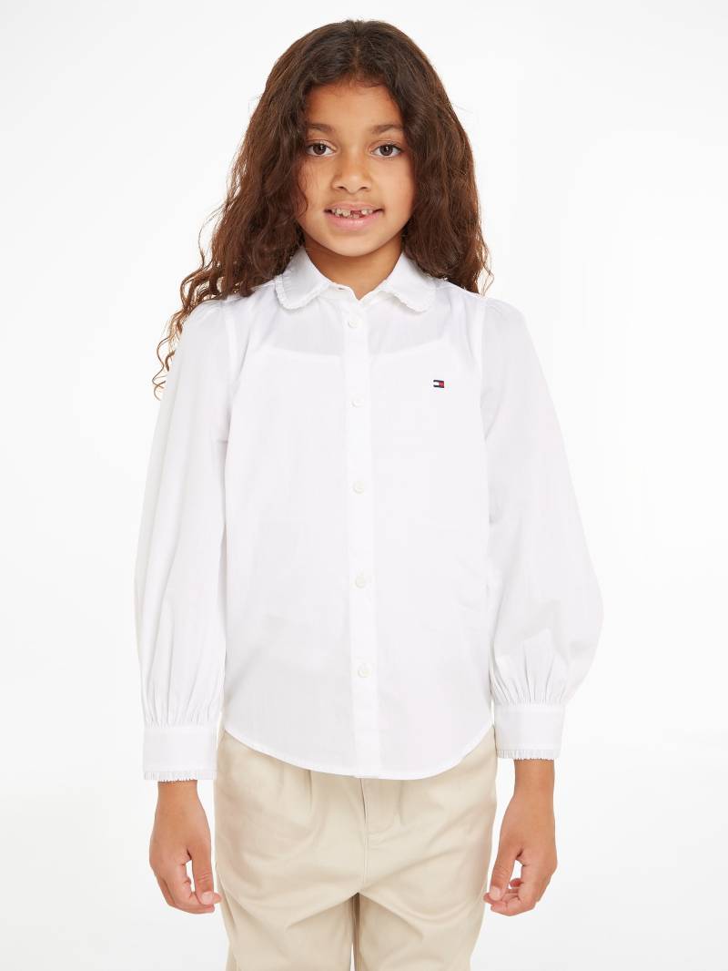 Tommy Hilfiger Klassische Bluse »RUFFLE COLLAR SHIRT«, mit Puffärmeln und Ruffle Kragen von Tommy Hilfiger