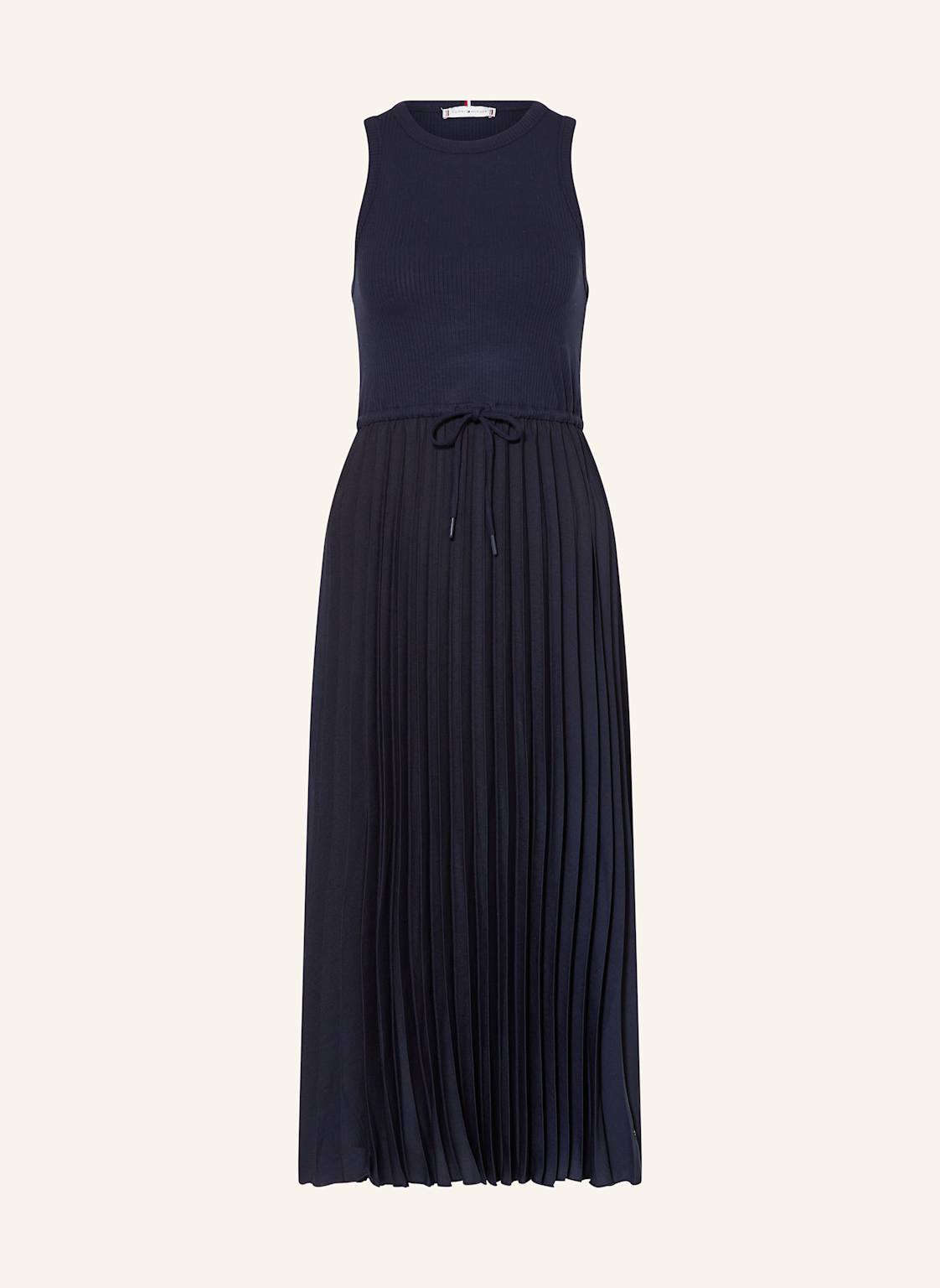 Tommy Hilfiger Kleid Im Materialmix blau Tommy Hilfiger Kleid Im Materialmix blau von Tommy Hilfiger