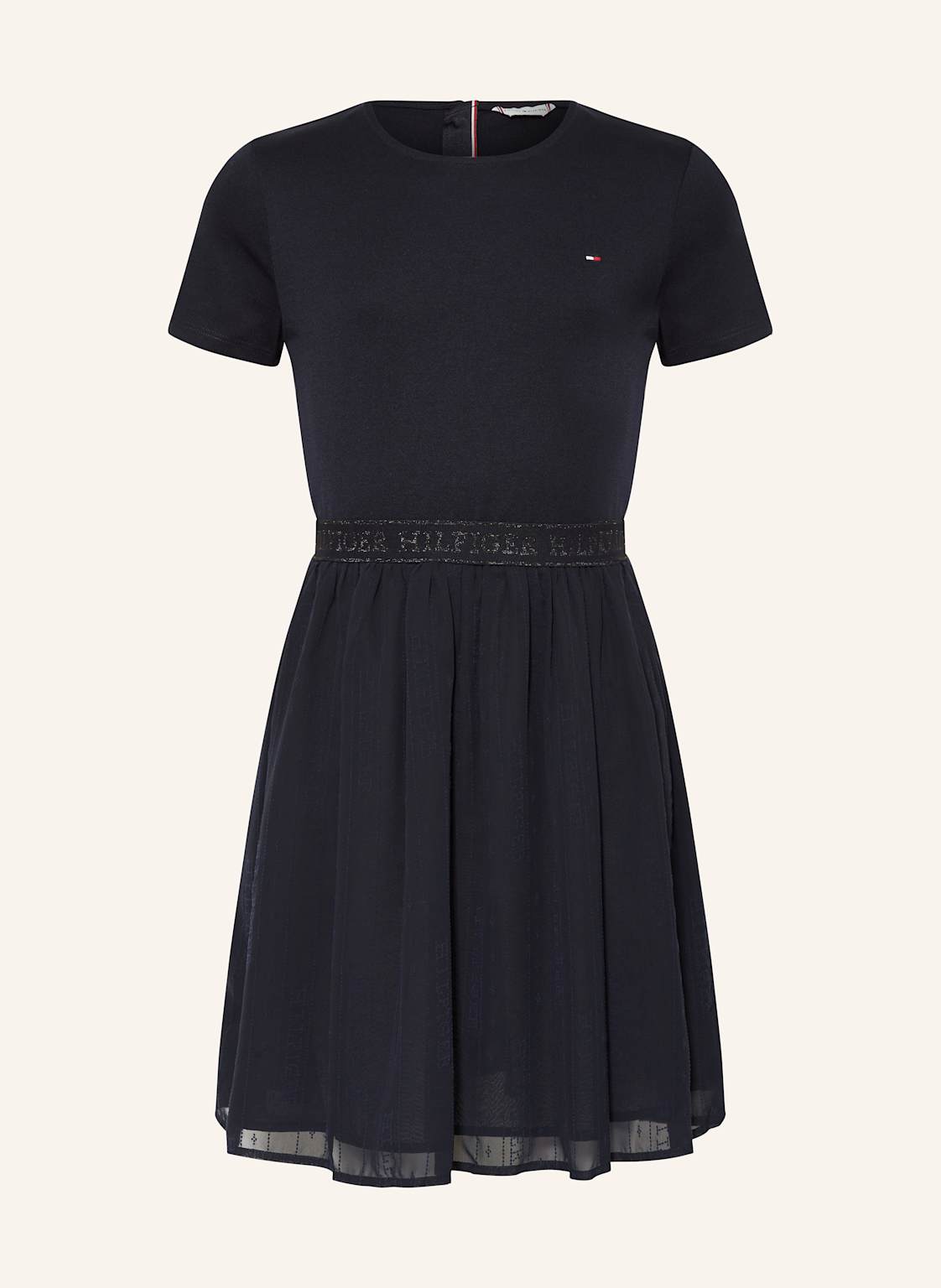 Tommy Hilfiger Kleid Mit Glitzergarn blau von Tommy Hilfiger