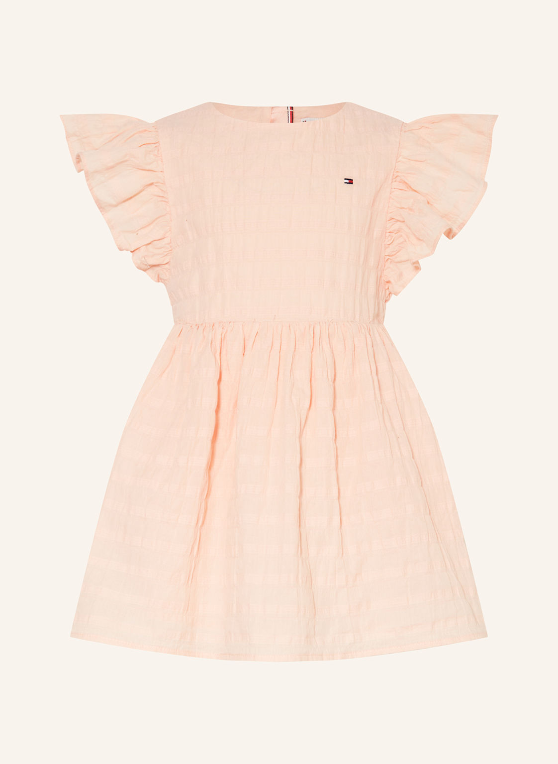 Tommy Hilfiger Kleid Mit Volants orange Tommy Hilfiger Kleid Mit Volants orange von Tommy Hilfiger