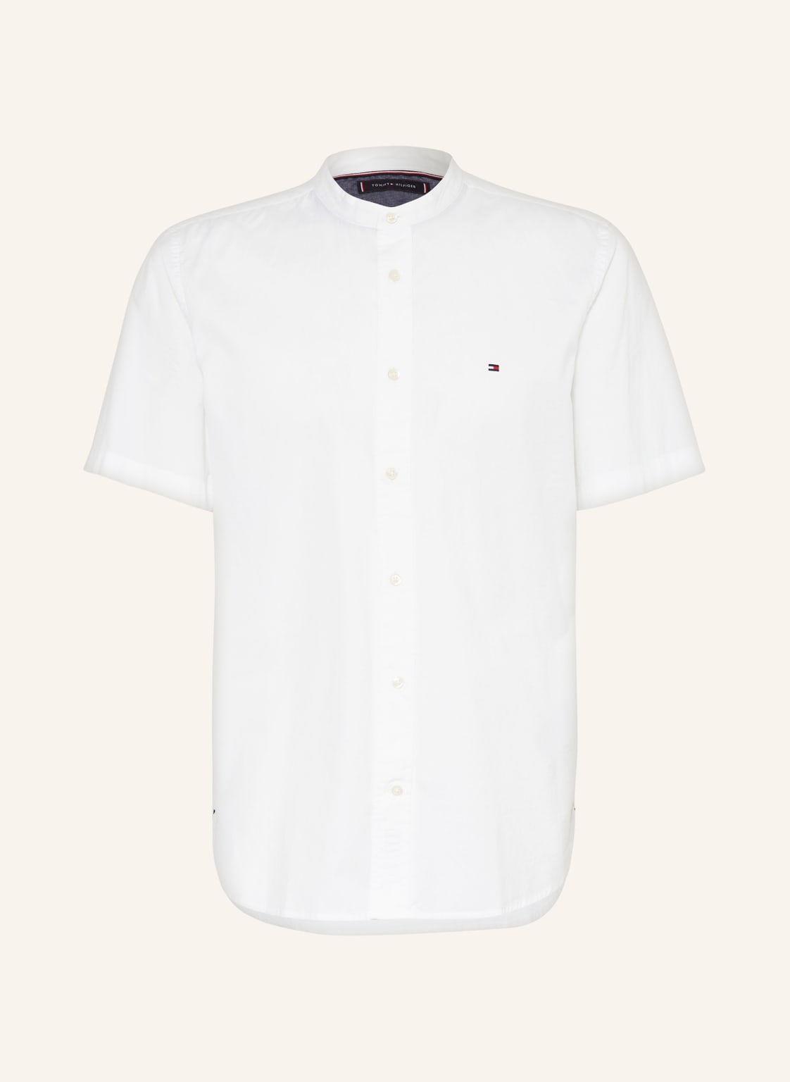 Tommy Hilfiger Kurzarm-Hemd Comfort Fit weiss von Tommy Hilfiger