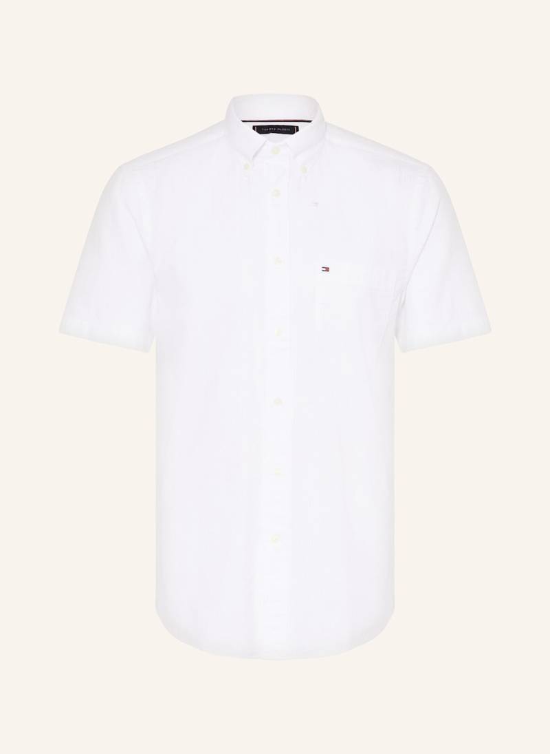 Tommy Hilfiger Kurzarm-Hemd Regular Fit weiss von Tommy Hilfiger