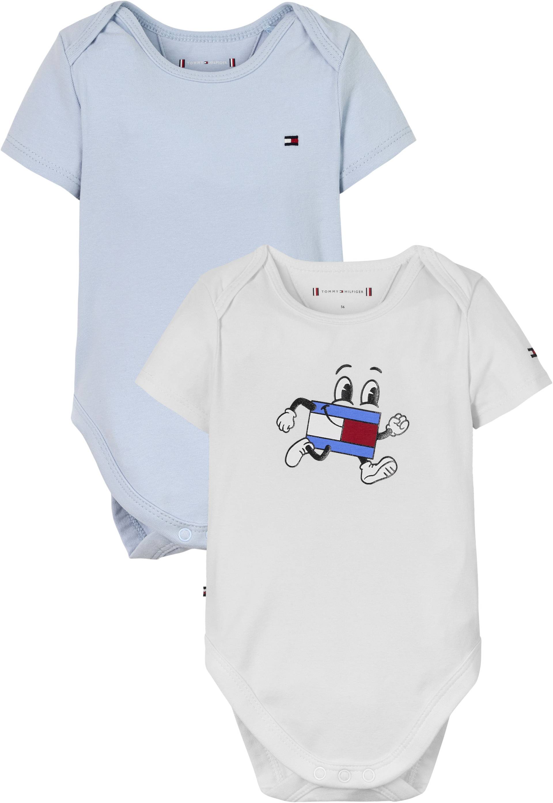 Tommy Hilfiger Kurzarmbody »BABY FLAG 2 PACK GIFTBAG«, Baby bis 2 Jahre von Tommy Hilfiger