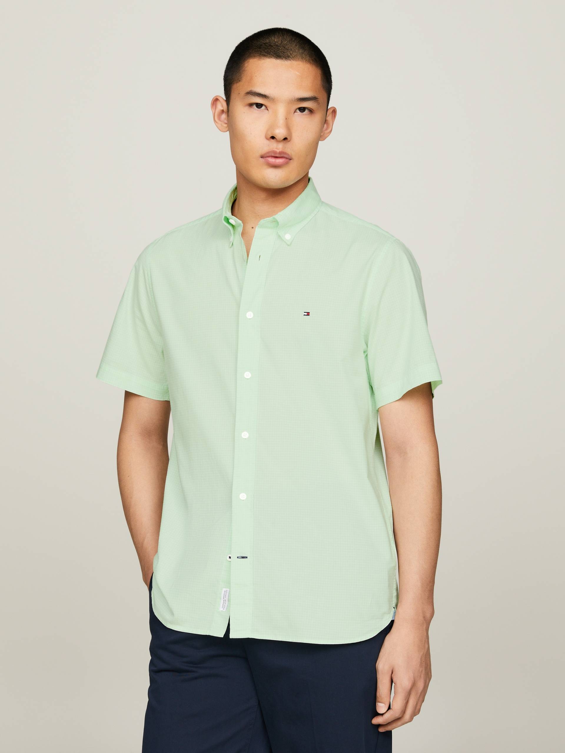 Tommy Hilfiger Kurzarmhemd »FLEX GINGHAM RF SHIRT« von Tommy Hilfiger