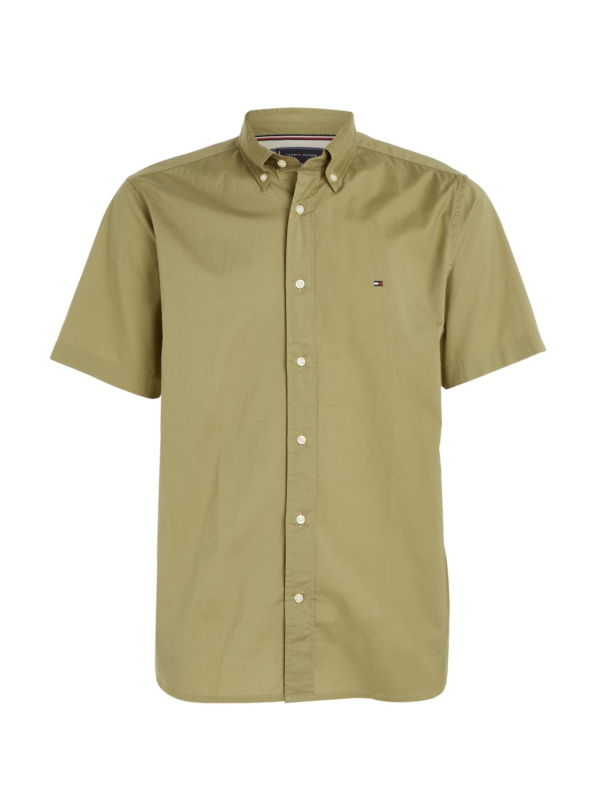 Tommy Hilfiger Kurzarmhemd »FLEX POPLIN RF SHIRT S/S«, mit Hemdblusenkragen von Tommy Hilfiger