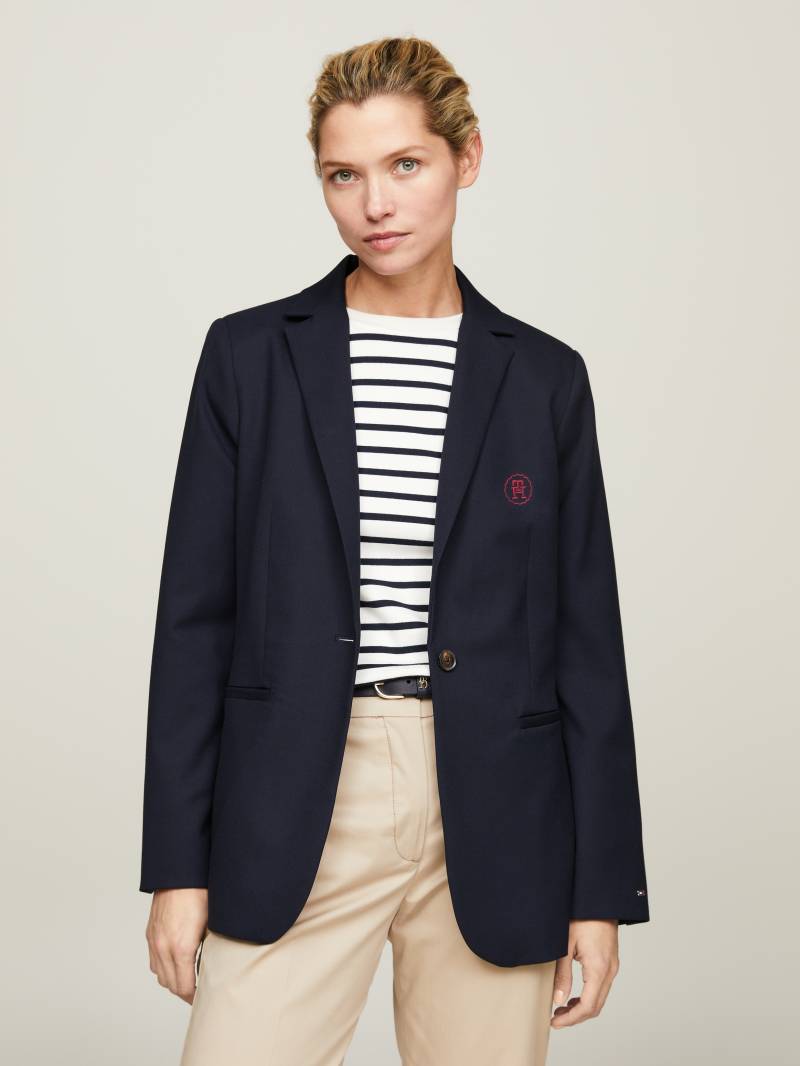 Tommy Hilfiger Longblazer »SMD CORE REGULAR SB BLAZER«, mit Logostickerei von Tommy Hilfiger