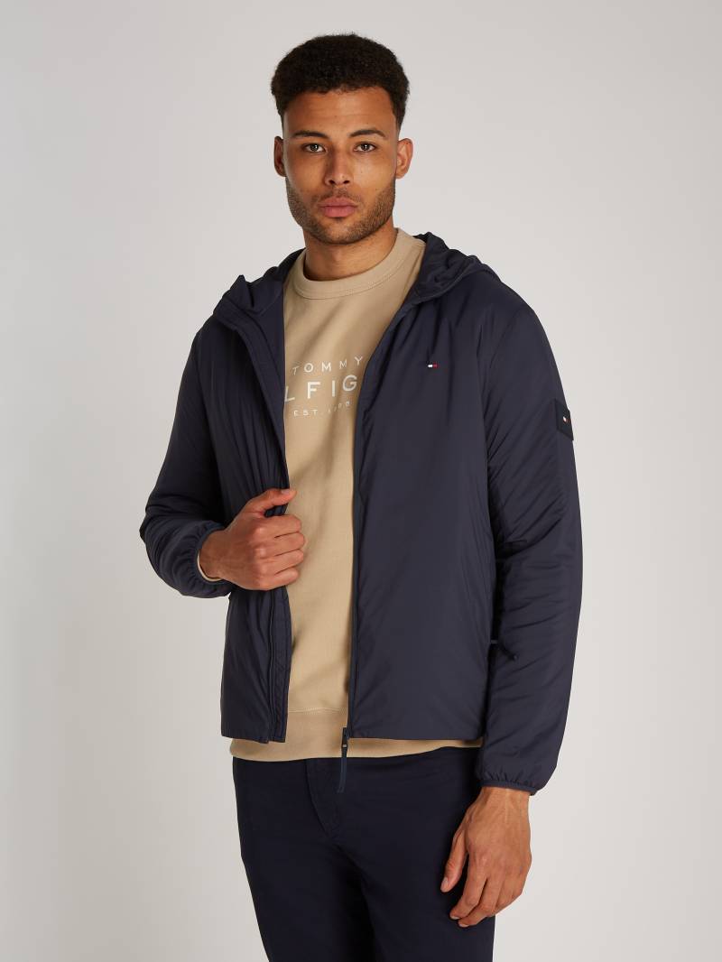 Tommy Hilfiger Kurzjacke »TECH PACKABLE HOODED JACKET«, mit Kapuze, mit Logostickerei von Tommy Hilfiger