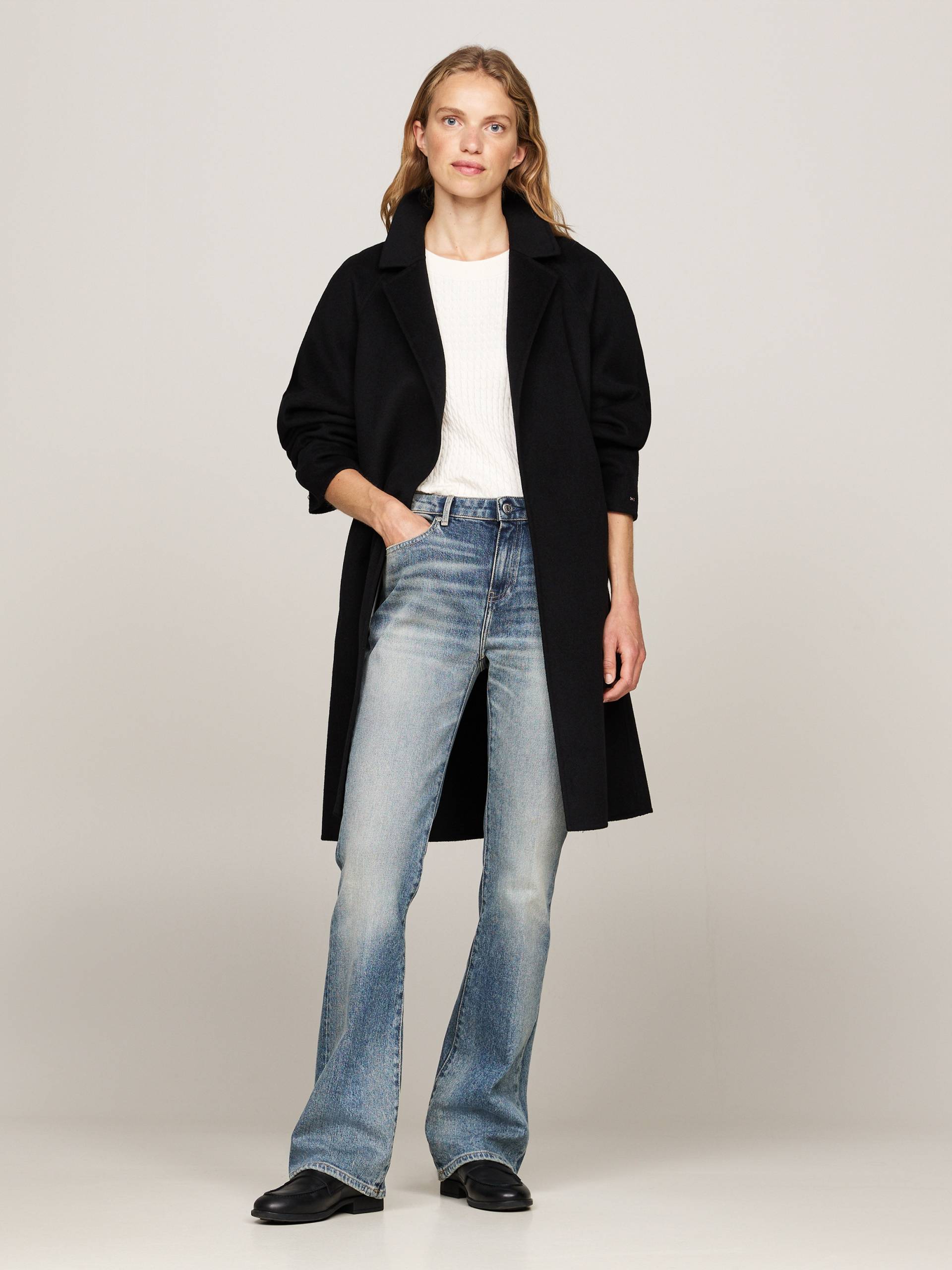 Tommy Hilfiger Kurzmantel »REG DF WOOL BELTED COAT«, mit Gürtel Tommy Hilfiger Kurzmantel »REG DF WOOL BELTED COAT«, mit Gürtel von Tommy Hilfiger