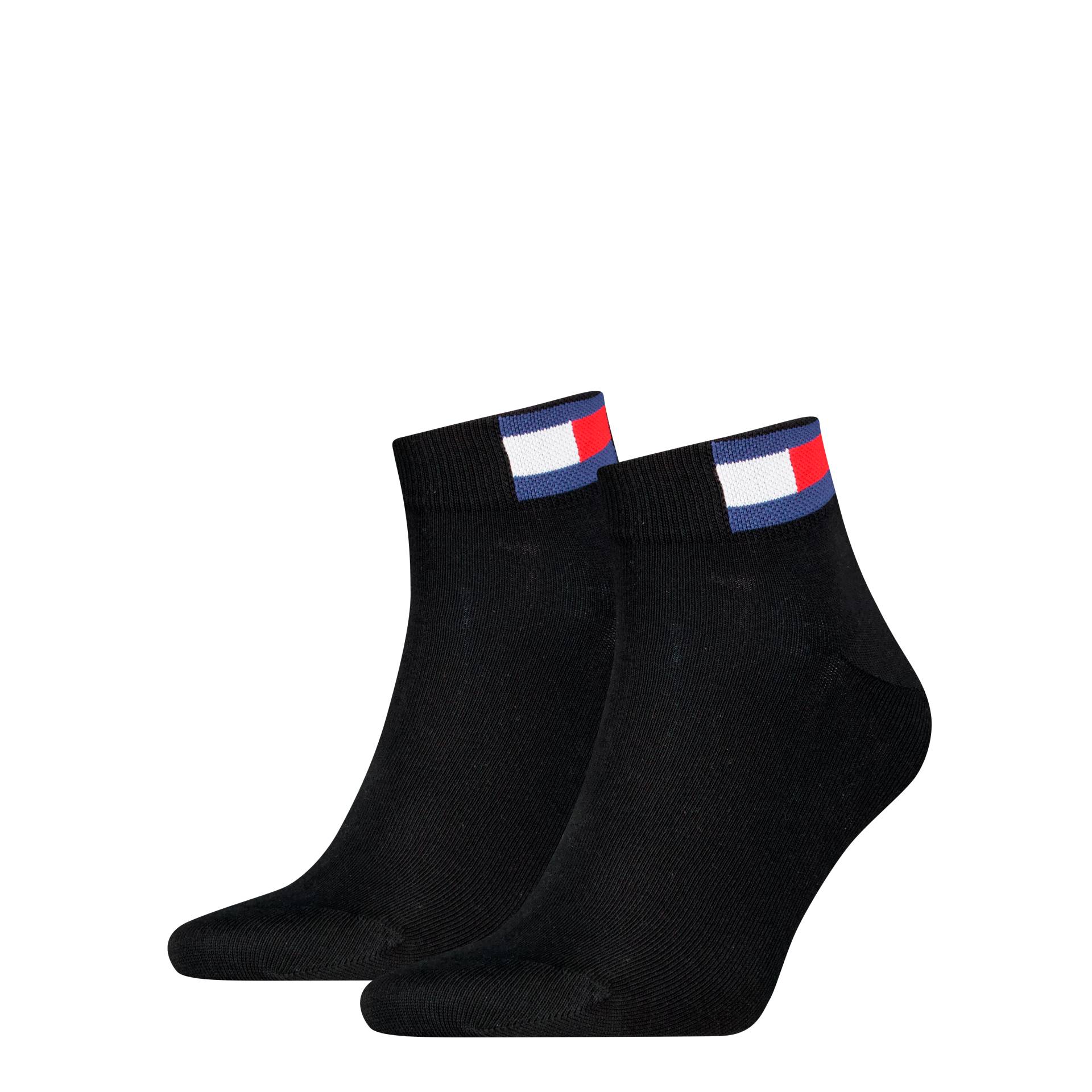 Tommy Hilfiger Kurzsocken »TH UNI TJ QUARTER 2P FLAG«, (2 Paar) von Tommy Hilfiger