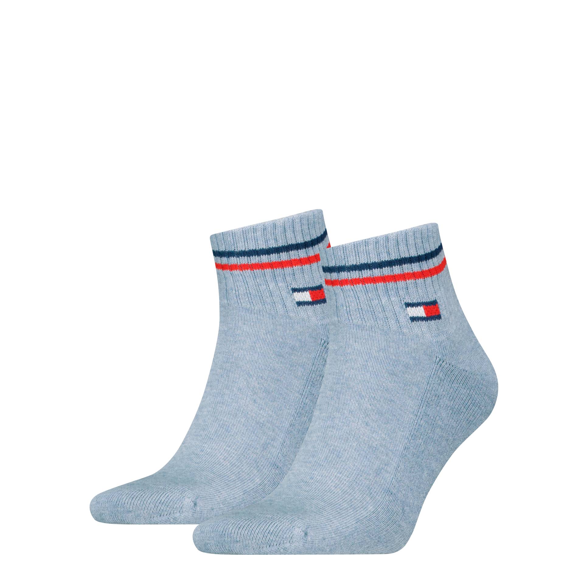 Tommy Hilfiger Kurzsocken »TH UNI TJ QUARTER 2P ICONIC«, (2 Paar) von Tommy Hilfiger