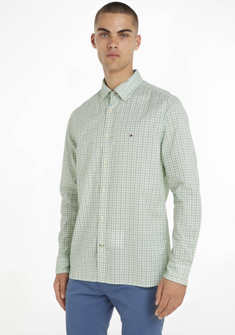 Tommy Hilfiger Langarmhemd »NATURAL SOFT GRID CHK SF SHIRT«, in karierter Optik von Tommy Hilfiger