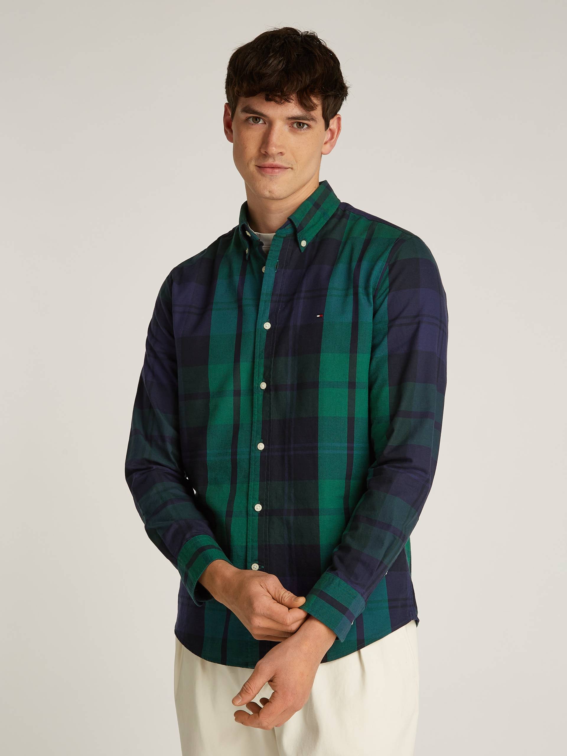 Tommy Hilfiger Langarmhemd »OXFORD BLACKWATCH CHK RF SHIRT« Tommy Hilfiger Langarmhemd »OXFORD BLACKWATCH CHK RF SHIRT« von Tommy Hilfiger