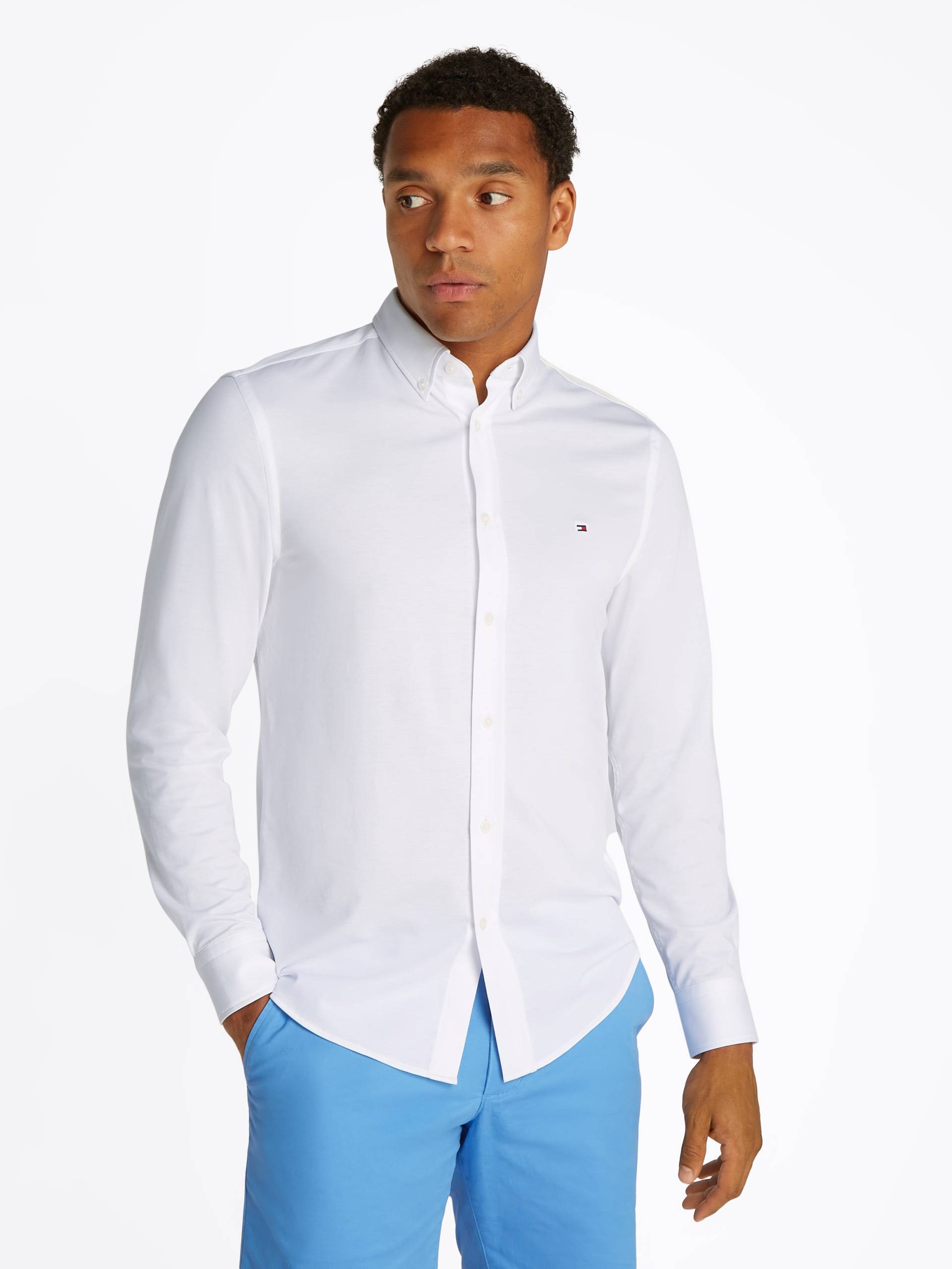 Tommy Hilfiger Langarmhemd »PERFORMANCE TWO TONE SF SHIRT« Tommy Hilfiger Langarmhemd »PERFORMANCE TWO TONE SF SHIRT« von Tommy Hilfiger