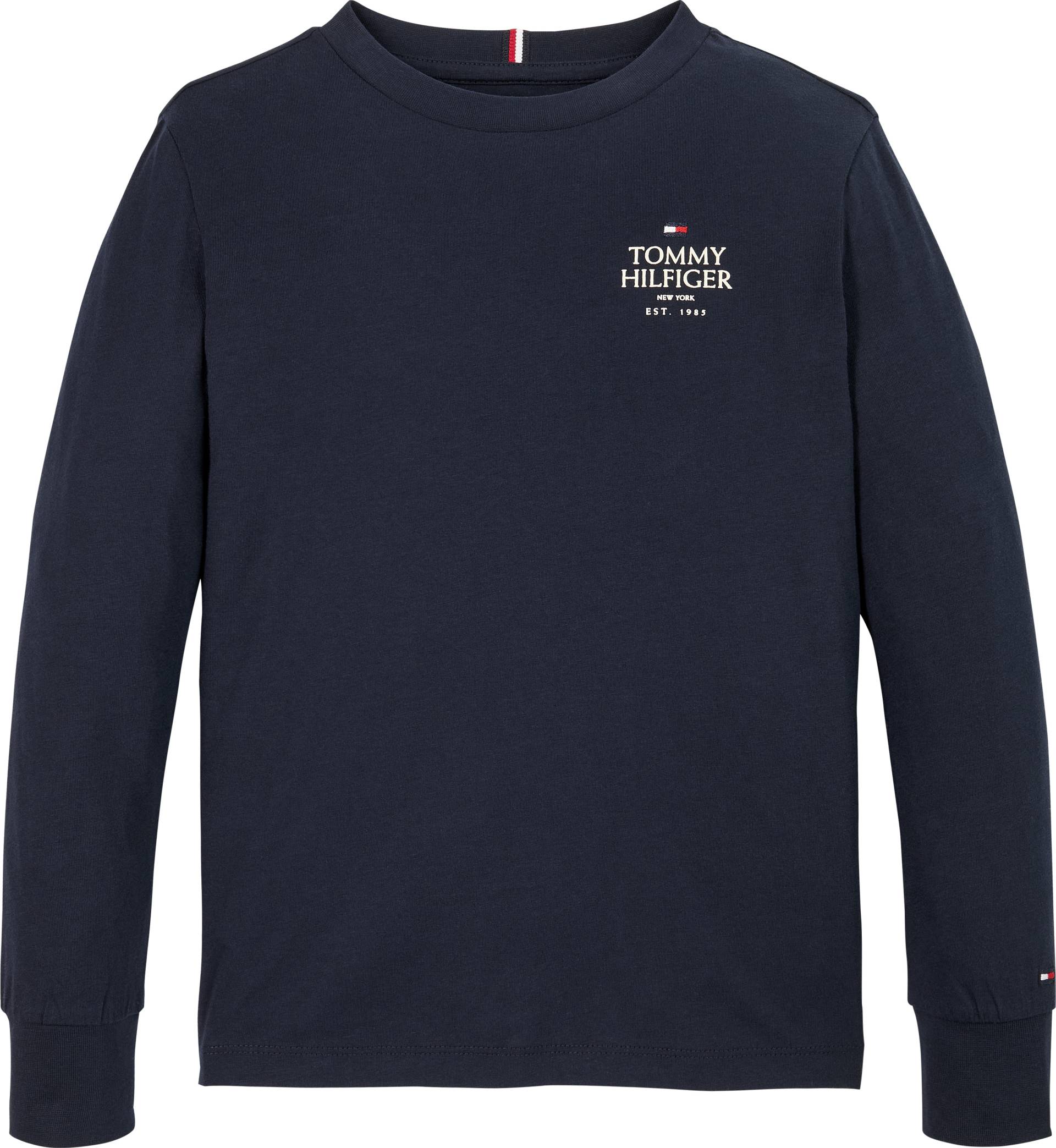 Tommy Hilfiger Langarmshirt, mit Logo auf der Brust von Tommy Hilfiger