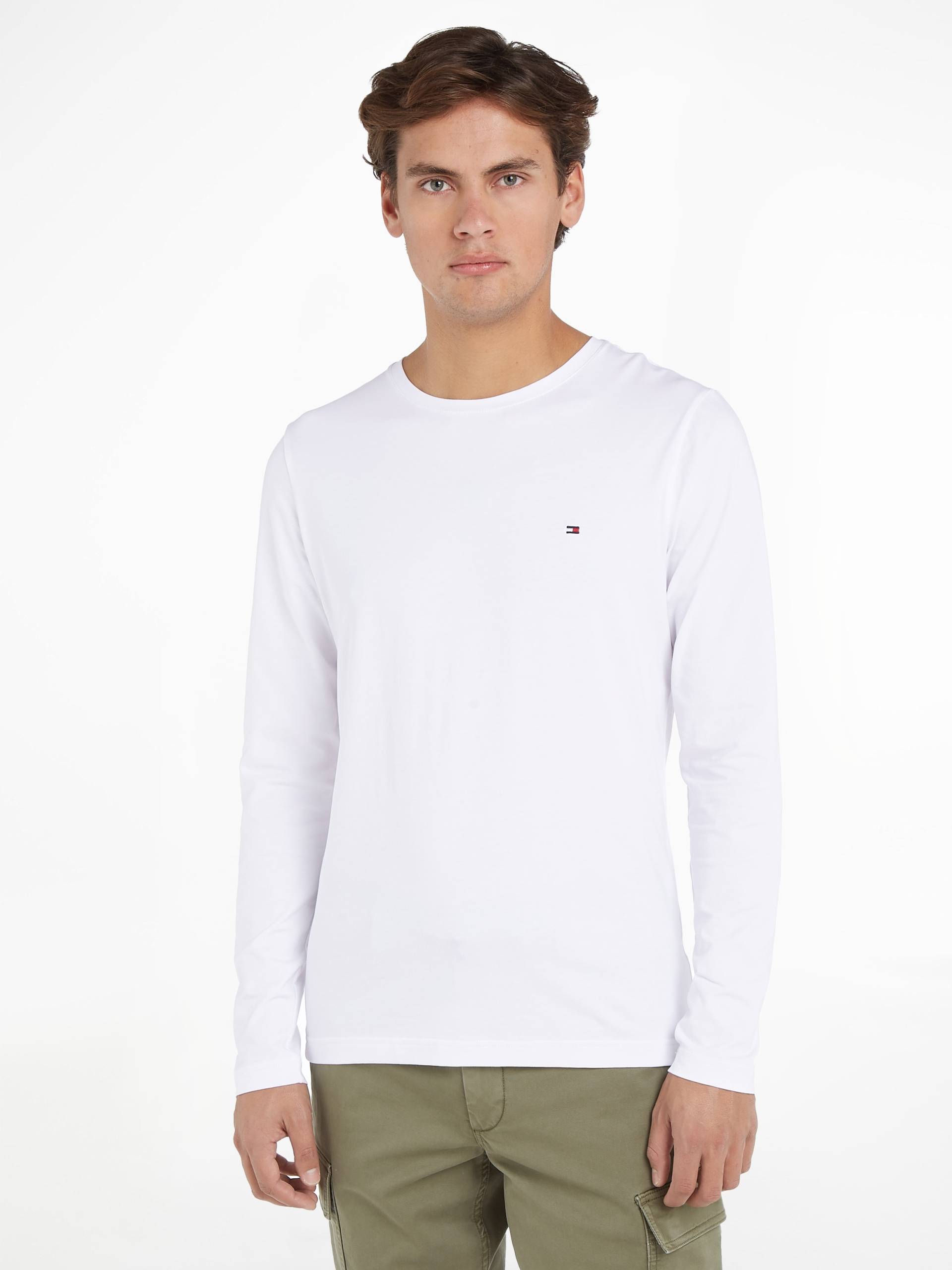 Tommy Hilfiger Langarmshirt »STRETCH SLIM FIT LONG SLEEVE«, aus biologischem Baumwollstretch Tommy Hilfiger Langarmshirt »STRETCH SLIM FIT LONG SLEEVE«, aus biologischem Baumwollstretch von Tommy Hilfiger