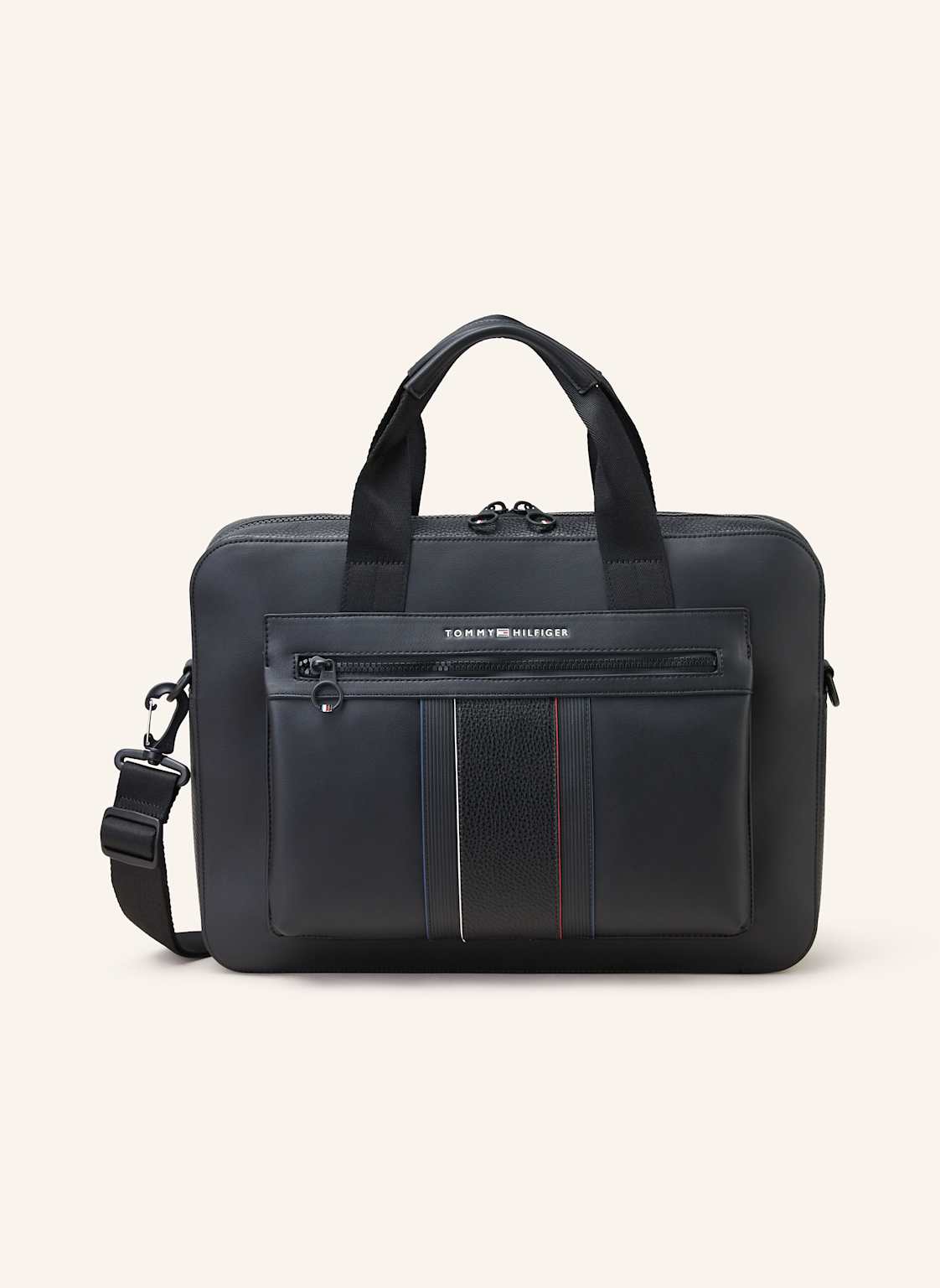 Tommy Hilfiger Laptop-Tasche Th Foundation schwarz von Tommy Hilfiger