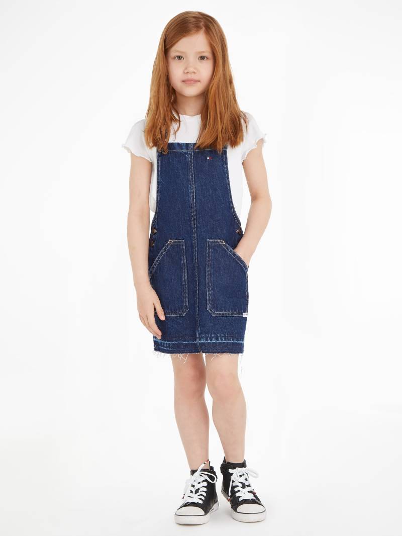 Tommy Hilfiger Latzkleid »DENIM DUNGAREE DRESS«, mit offenem Saum von Tommy Hilfiger