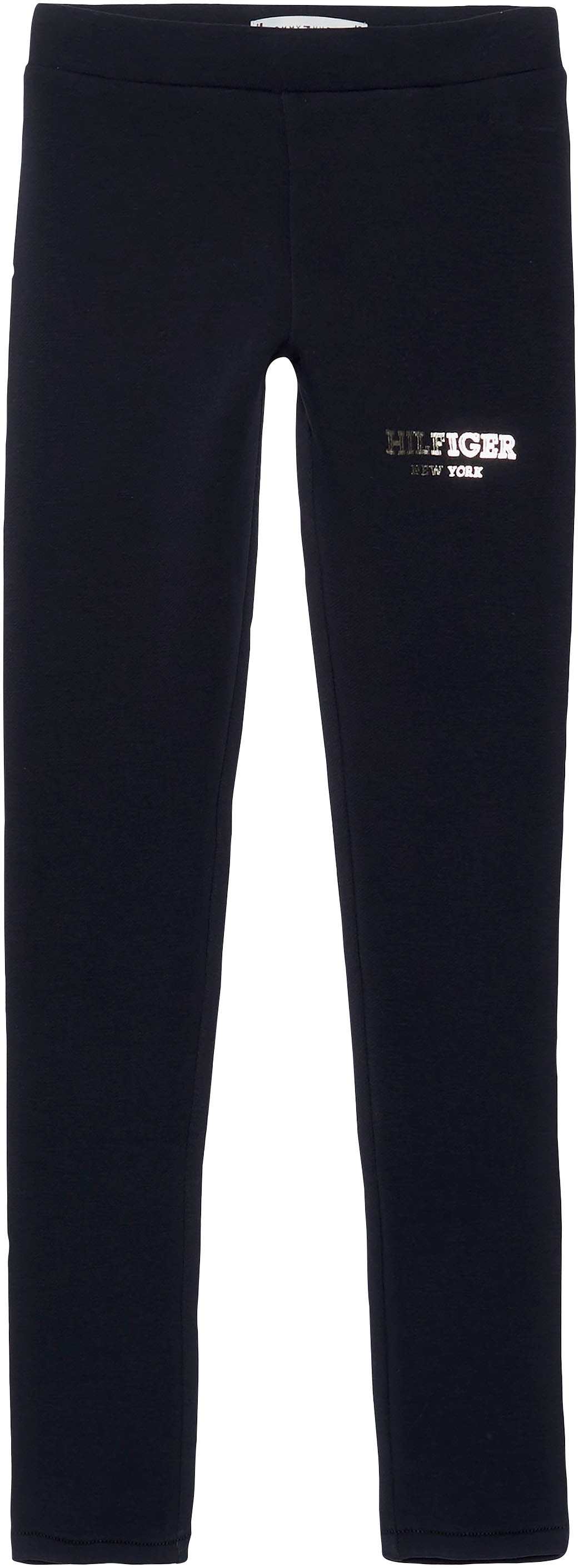 Tommy Hilfiger Leggings »MONOTYPE LEGGING«, mit silberfarbenem Hilfger Logo-Schriftzug von Tommy Hilfiger