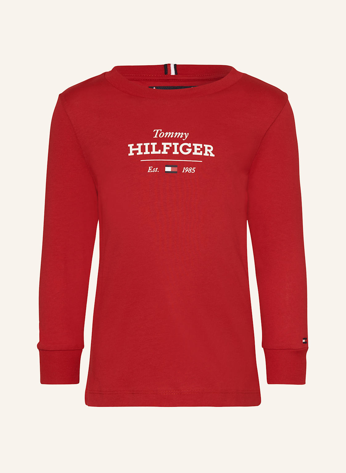 Tommy Hilfiger Longsleeve rot von Tommy Hilfiger