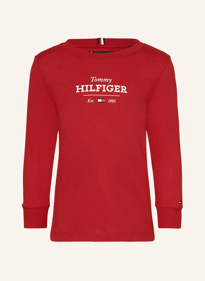 Tommy Hilfiger Longsleeve rot von Tommy Hilfiger