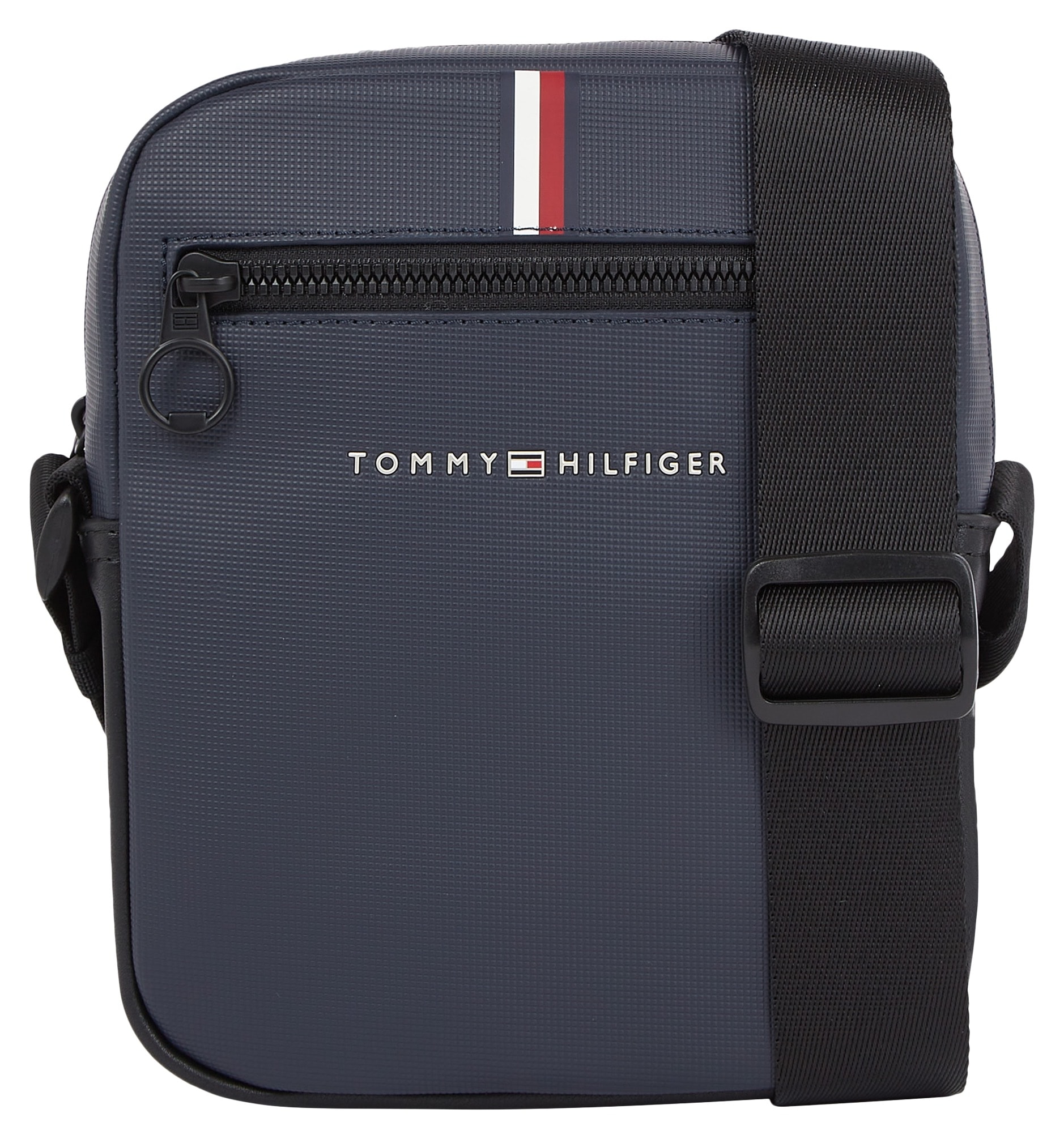 Tommy Hilfiger Mini Bag »TH ESSENTIAL PIQUE MINI REPORTER«, Herrenschultertasche Tasche Herren Umhängetasche von Tommy Hilfiger