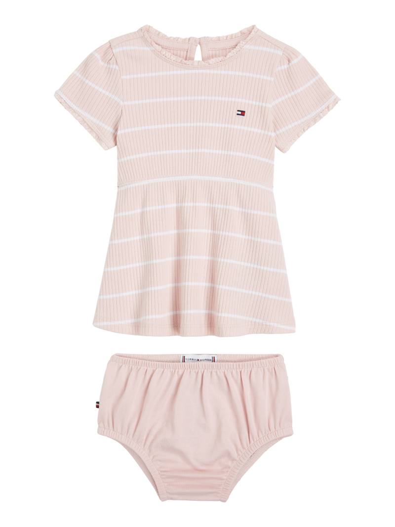 Tommy Hilfiger Minikleid »BABY STRIPED RIB DRESS S/S«, (2 tlg.), Baby bis 2 Jahre von Tommy Hilfiger