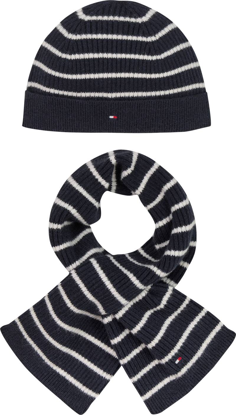 Tommy Hilfiger Mütze & Schal »BABY ACCESSORIES GIFTPACK«, mit Streifenmuster von Tommy Hilfiger