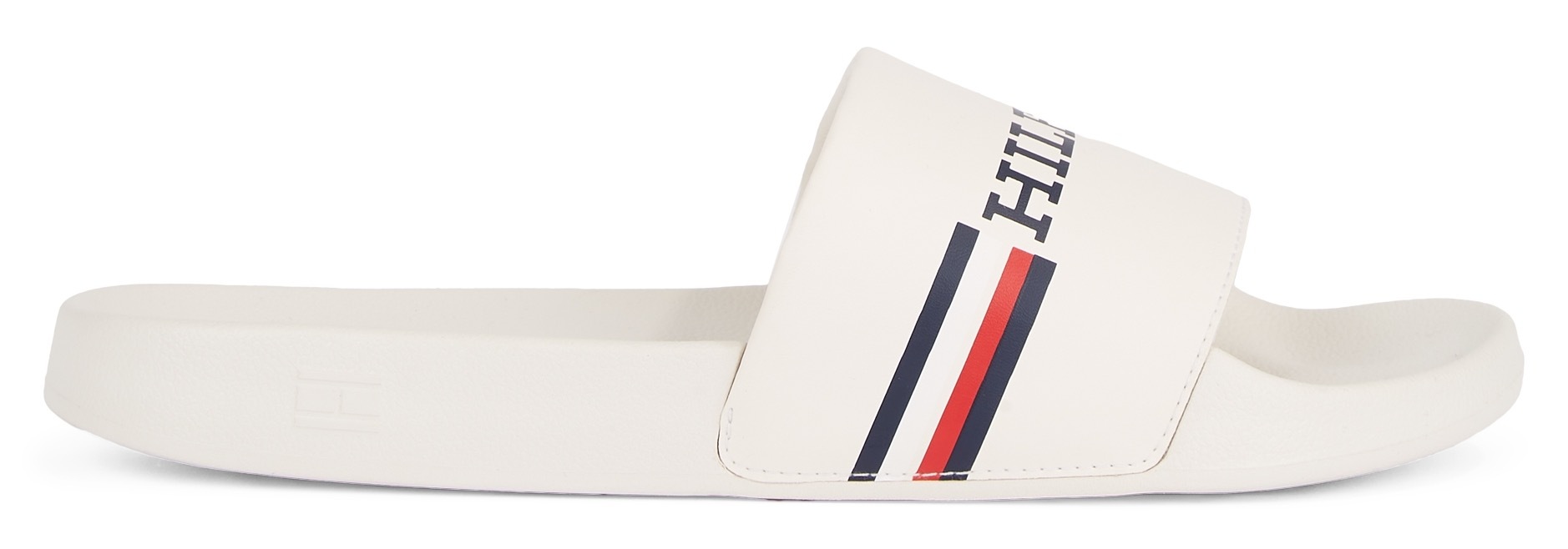 Tommy Hilfiger Pantolette »CORPORATE FLAG POOL SLIDE«, mit breiter Bandage von Tommy Hilfiger