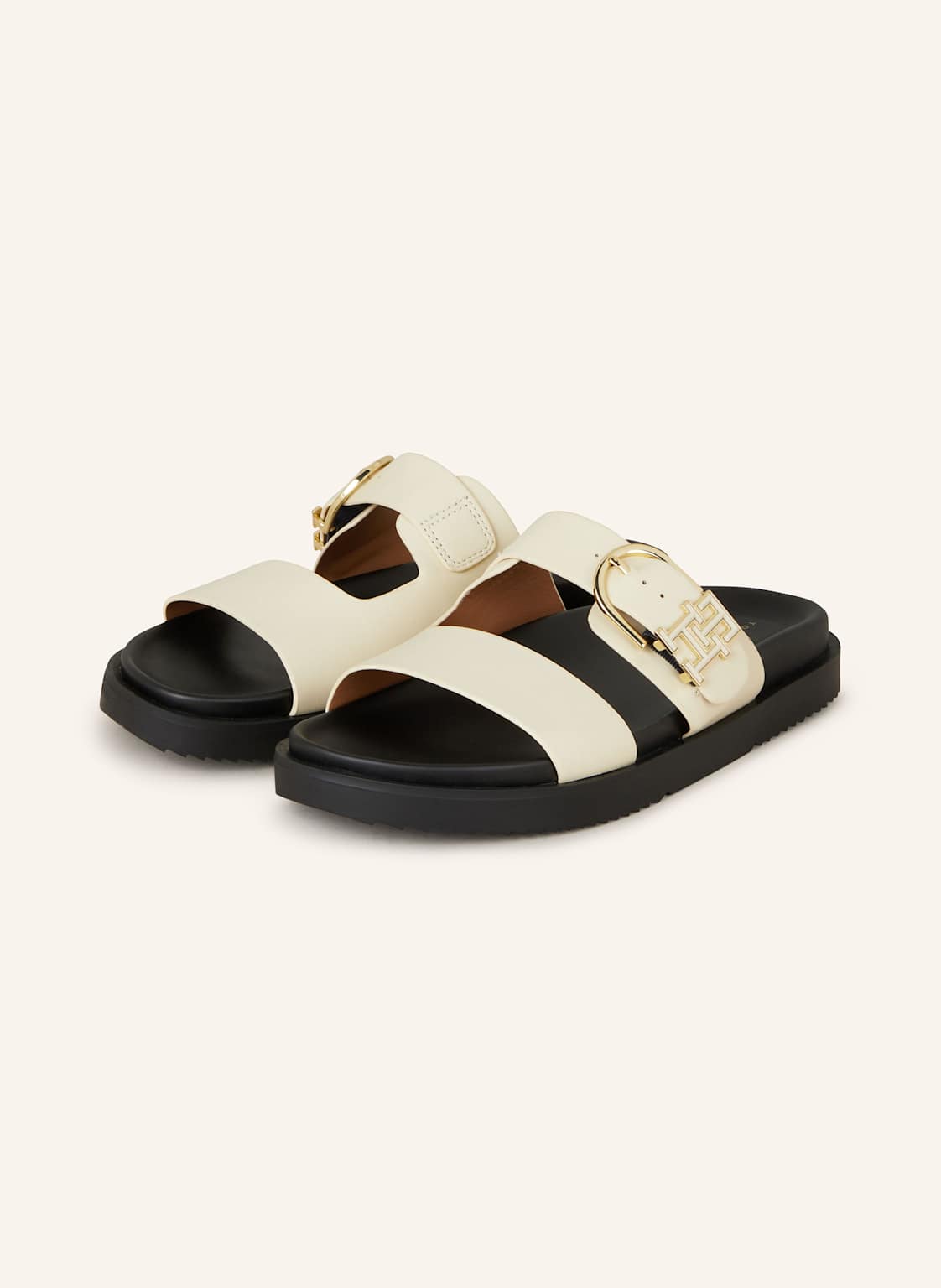 Tommy Hilfiger Pantoletten beige Tommy Hilfiger Pantoletten beige von Tommy Hilfiger
