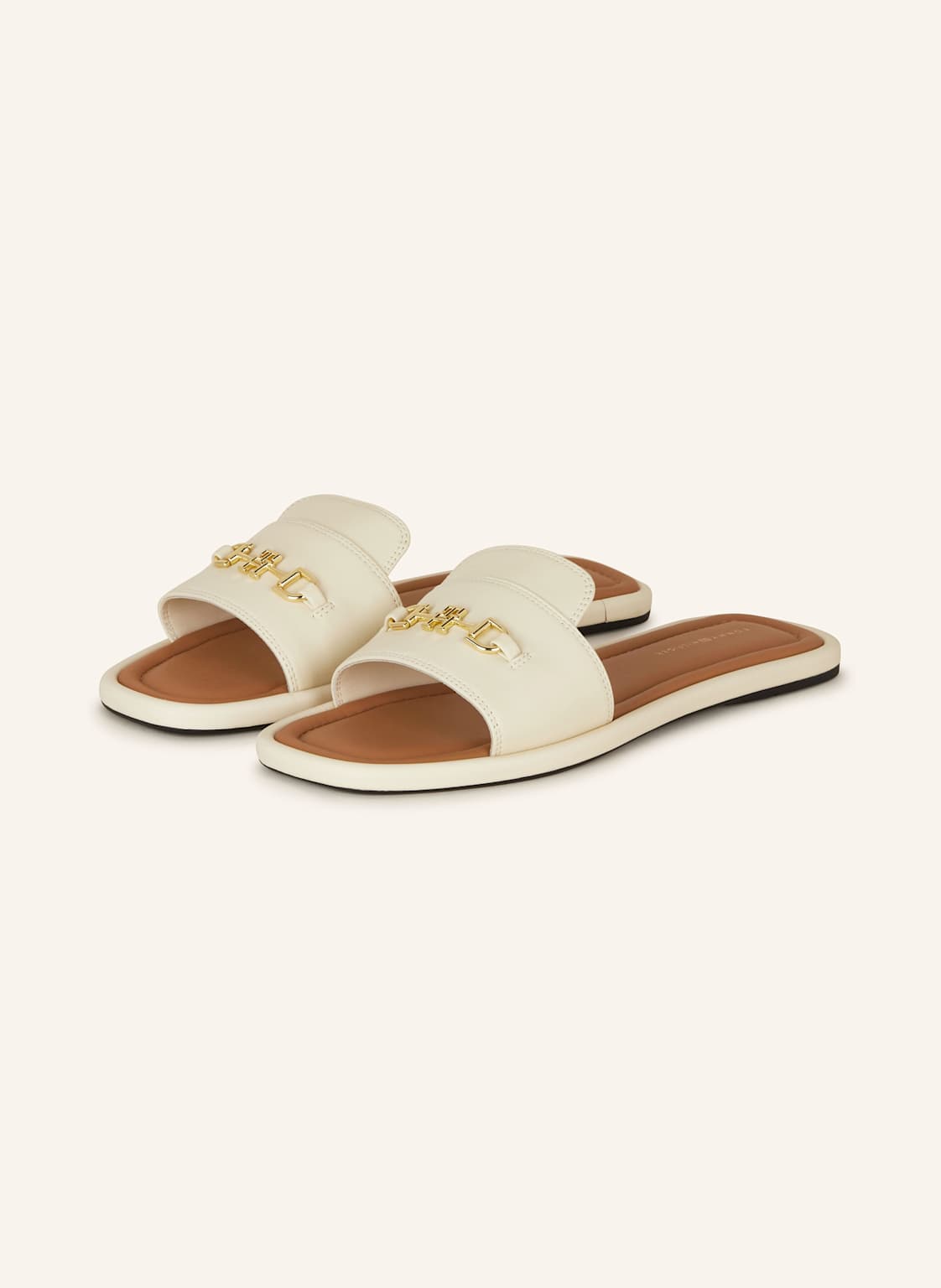 Tommy Hilfiger Pantoletten beige Tommy Hilfiger Pantoletten beige von Tommy Hilfiger
