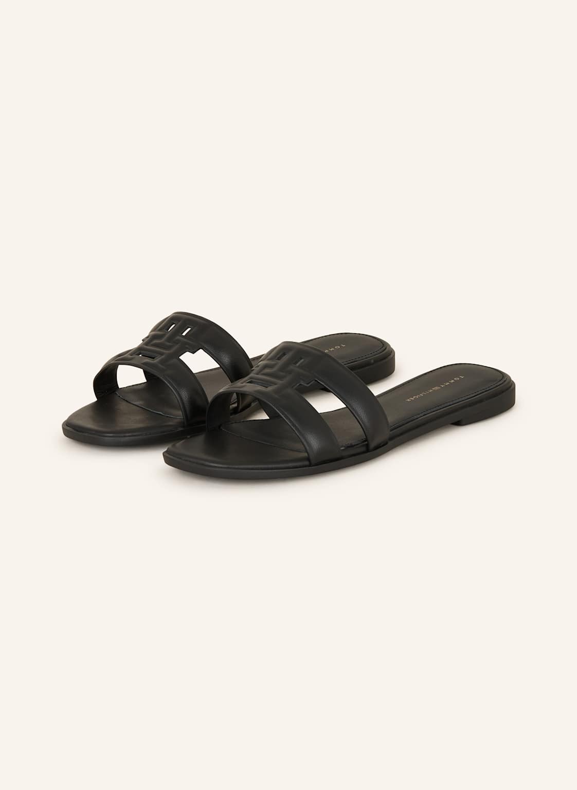 Tommy Hilfiger Pantoletten schwarz Tommy Hilfiger Pantoletten schwarz von Tommy Hilfiger