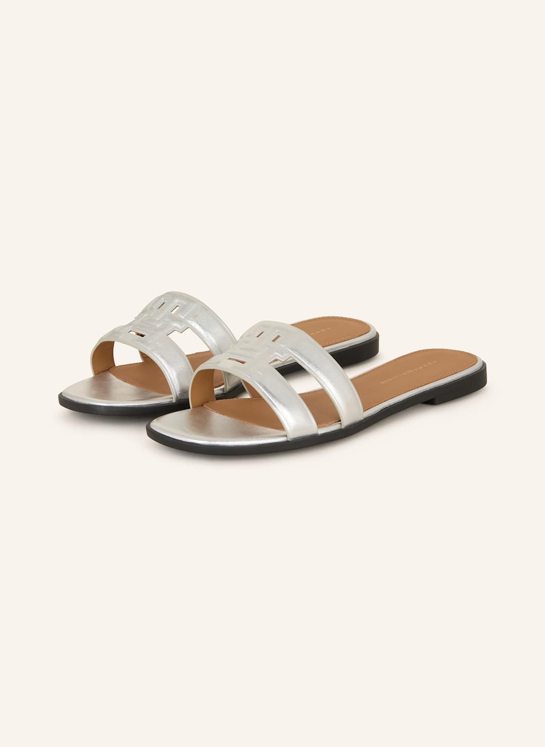 Tommy Hilfiger Pantoletten silber Tommy Hilfiger Pantoletten silber von Tommy Hilfiger