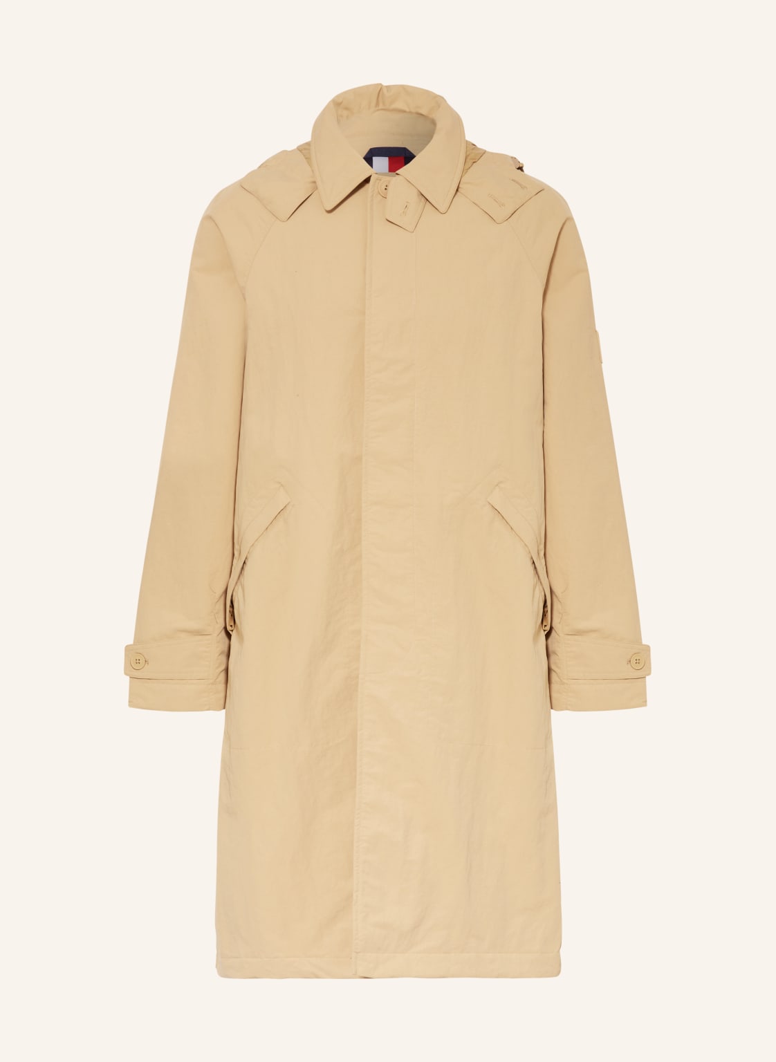 Tommy Hilfiger Parka Mit Abnehmbarer Kapuze beige von Tommy Hilfiger