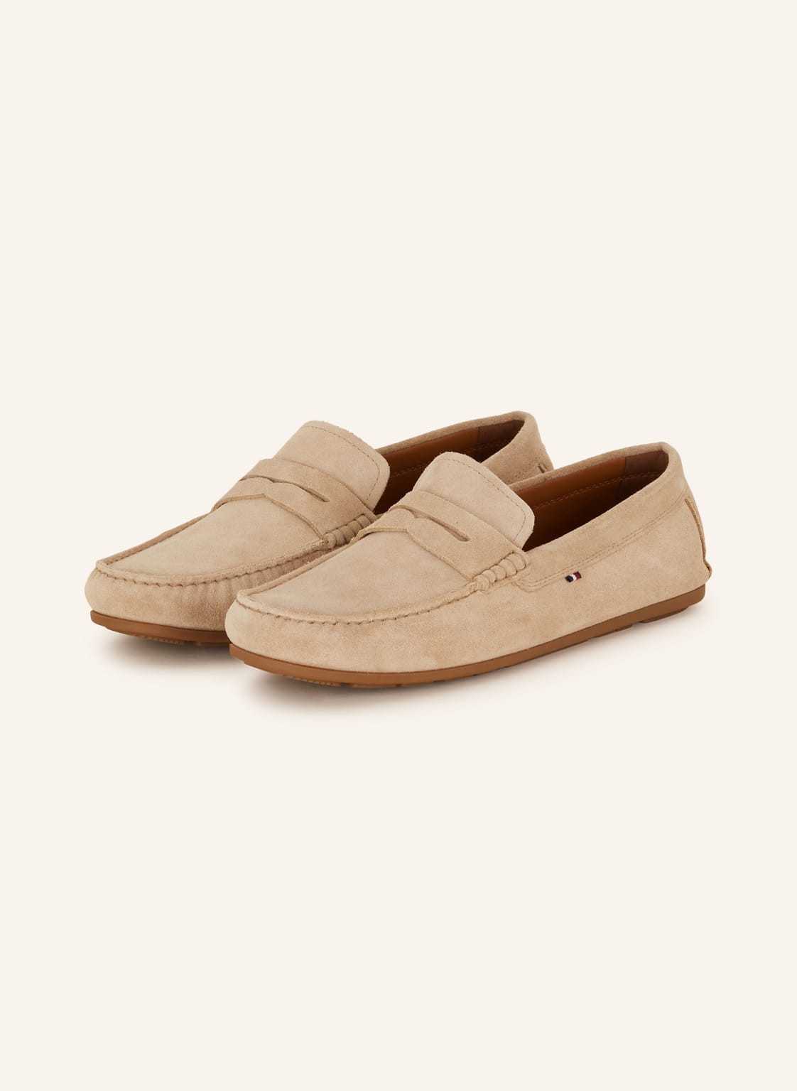 Tommy Hilfiger Penny-Loafer beige von Tommy Hilfiger