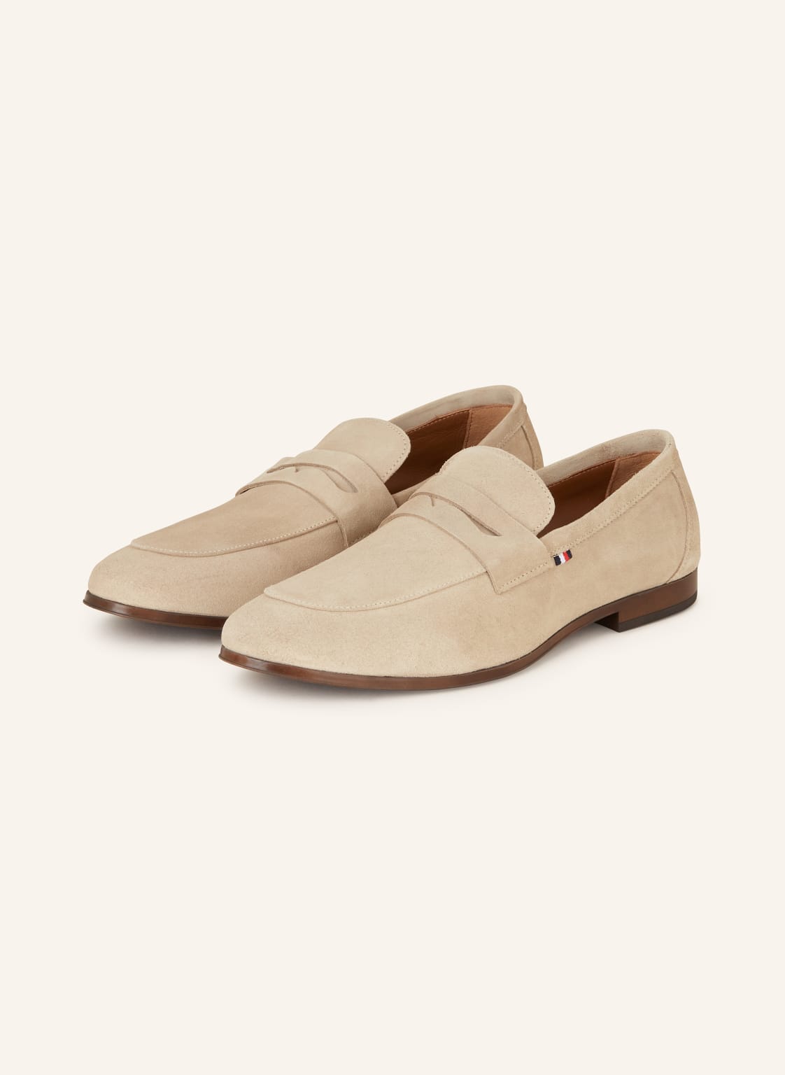 Tommy Hilfiger Penny-Loafer beige von Tommy Hilfiger