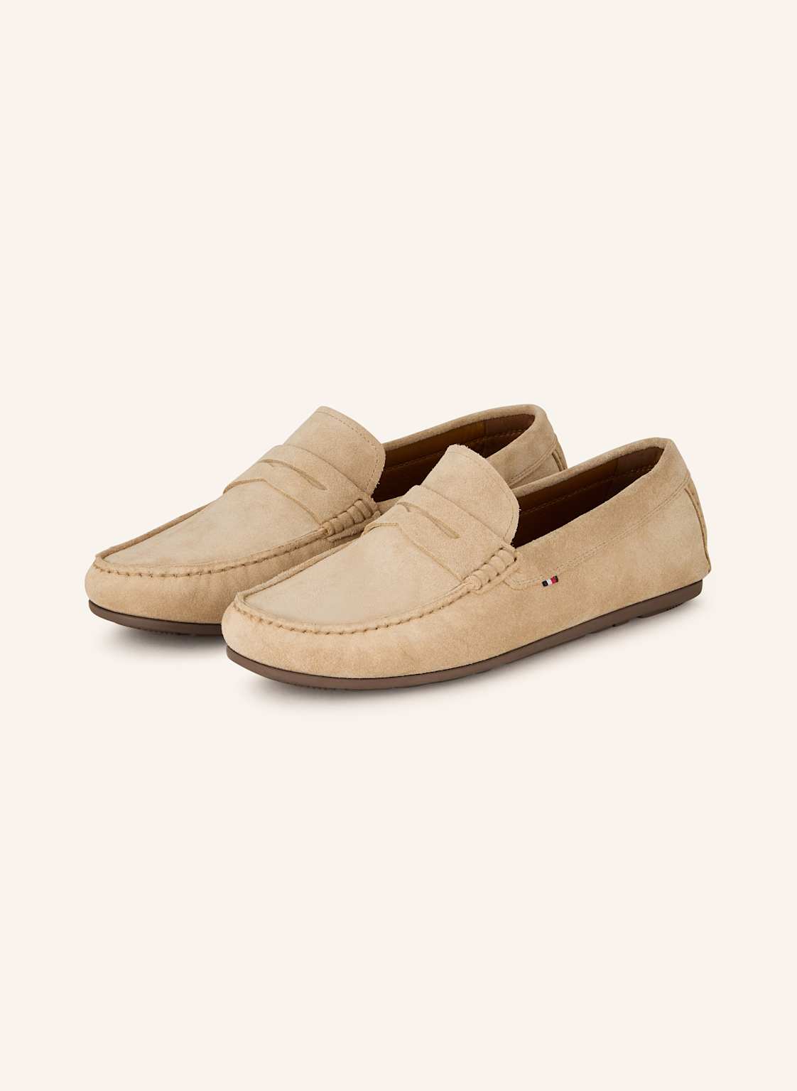 Tommy Hilfiger Penny-Loafer beige von Tommy Hilfiger