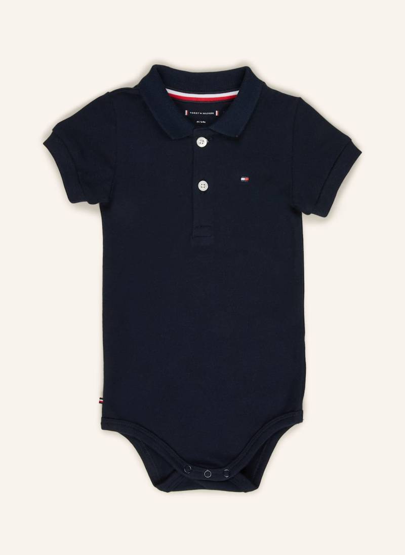 Tommy Hilfiger Piqué-Body blau von Tommy Hilfiger