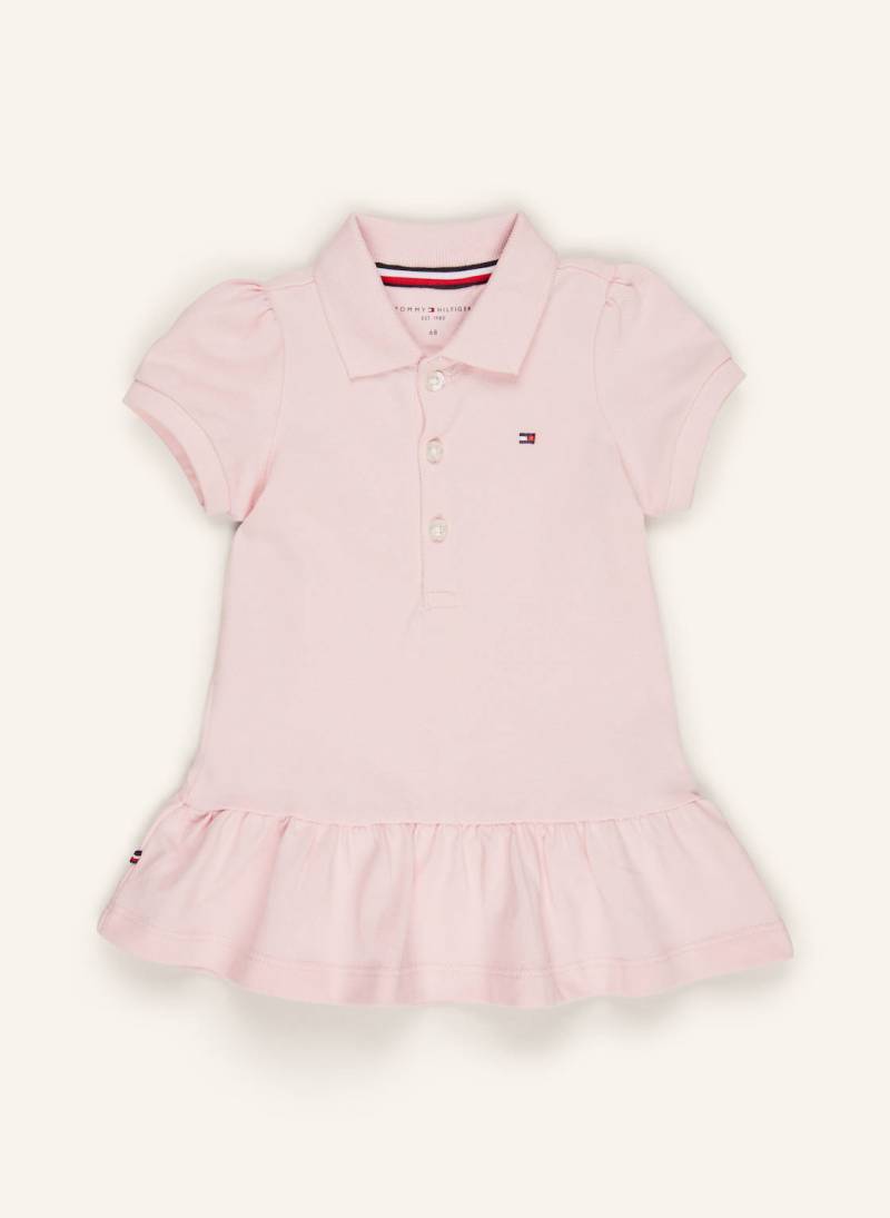 Tommy Hilfiger Piqué-Polokleid rosa von Tommy Hilfiger