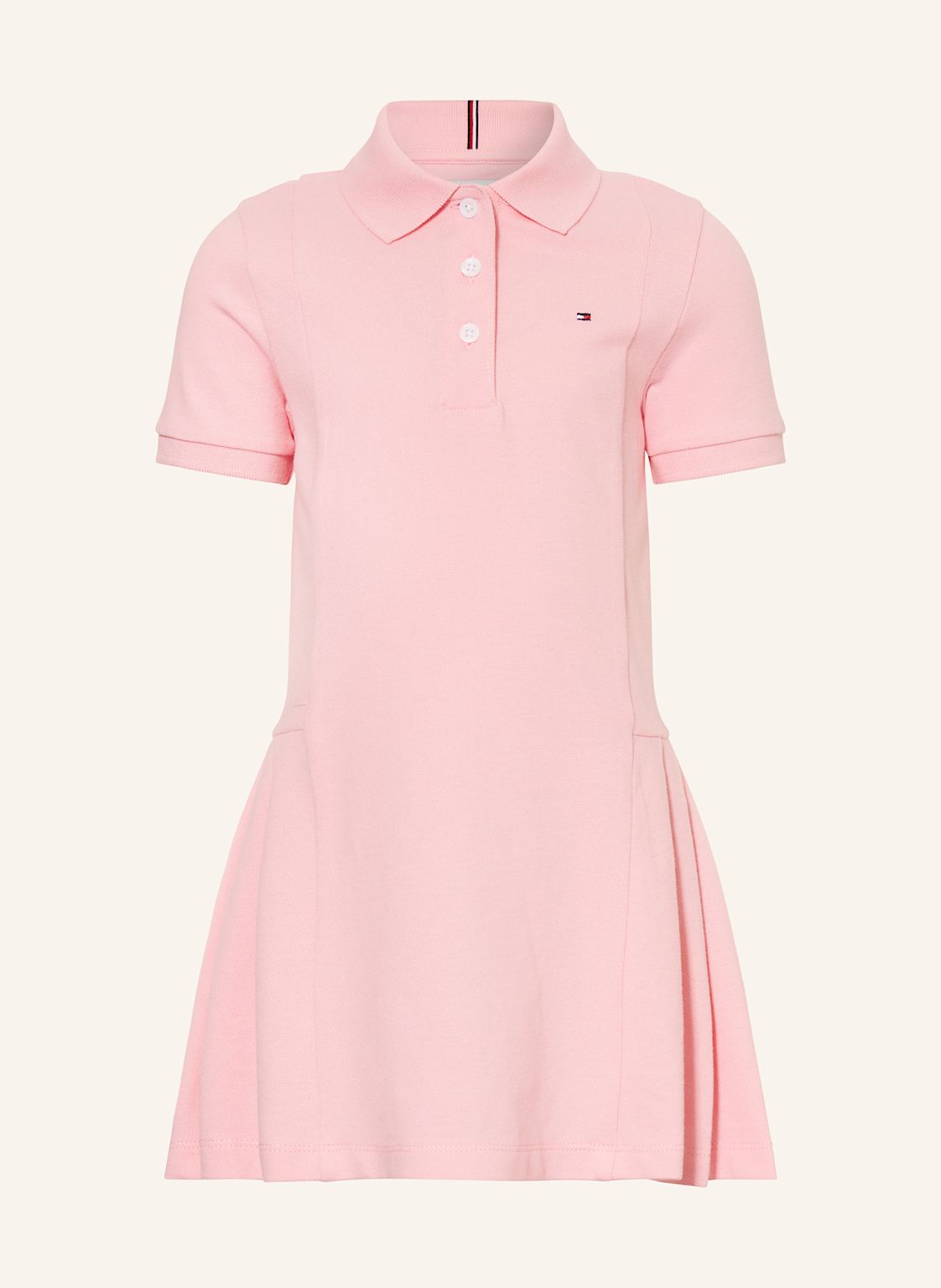 Tommy Hilfiger Piqué-Polokleid rosa Tommy Hilfiger Piqué-Polokleid rosa von Tommy Hilfiger