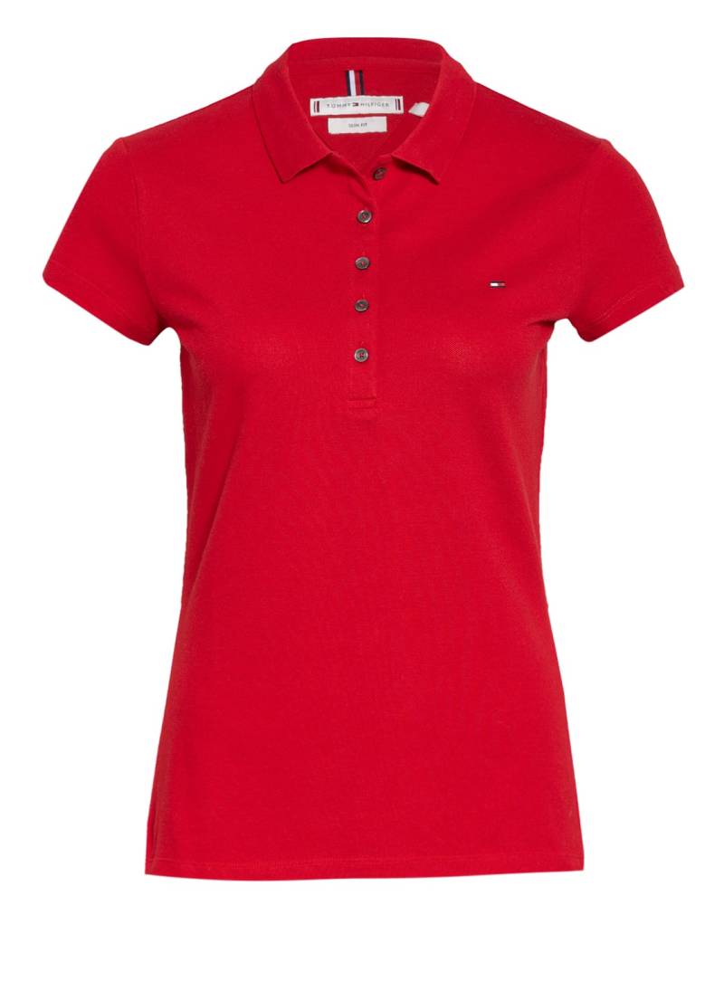 Tommy Hilfiger Piqué-Poloshirt New Chiara rot von Tommy Hilfiger