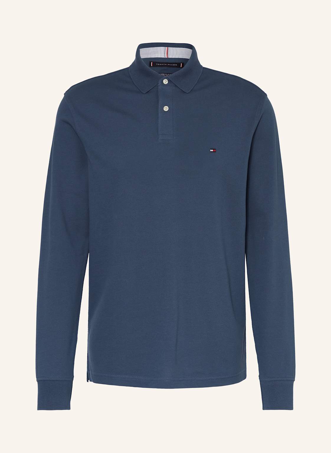 Tommy Hilfiger Piqué-Poloshirt Regular Fit blau von Tommy Hilfiger