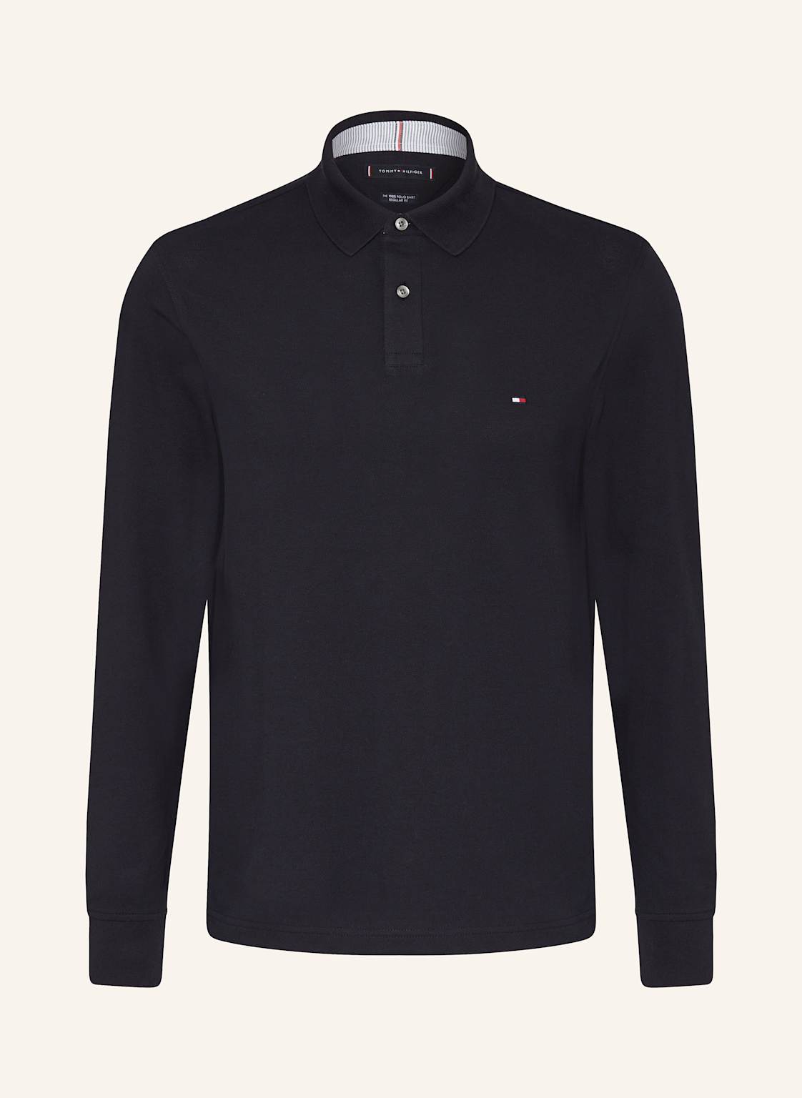 Tommy Hilfiger Piqué-Poloshirt Regular Fit blau von Tommy Hilfiger